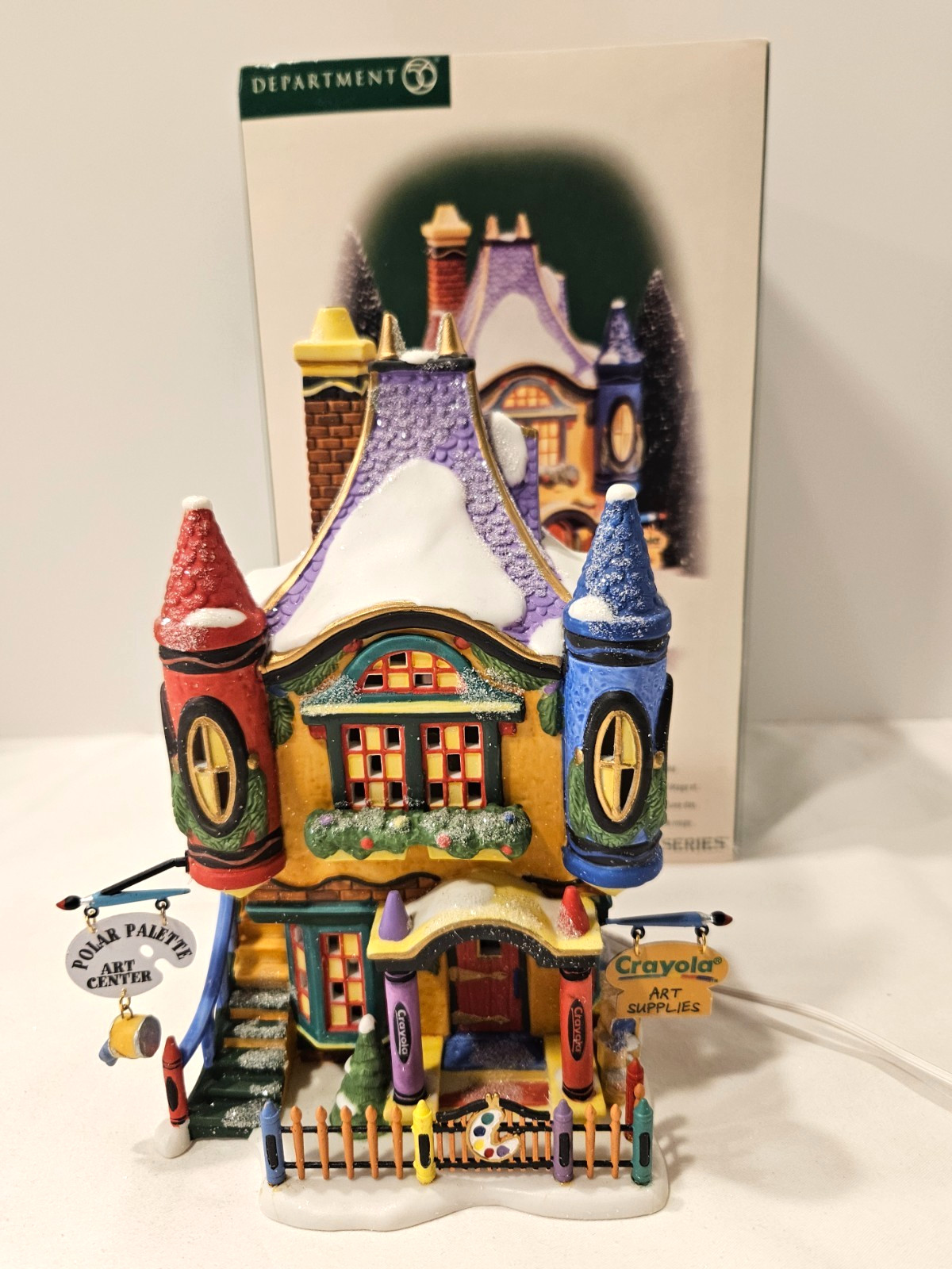Dept 56 North Pole Series Polar Palette Art Center #56.56726 Retired NEW IN BOX