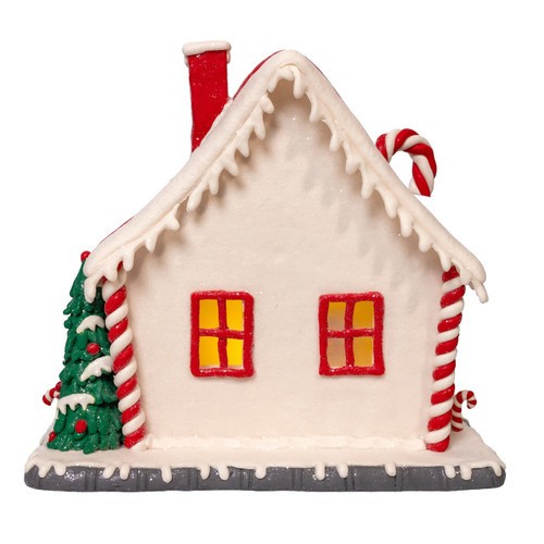 Kurt Adler Christmas Candy Cane Lane Gingerbread House LED LiteupNew 2026 GBJ060