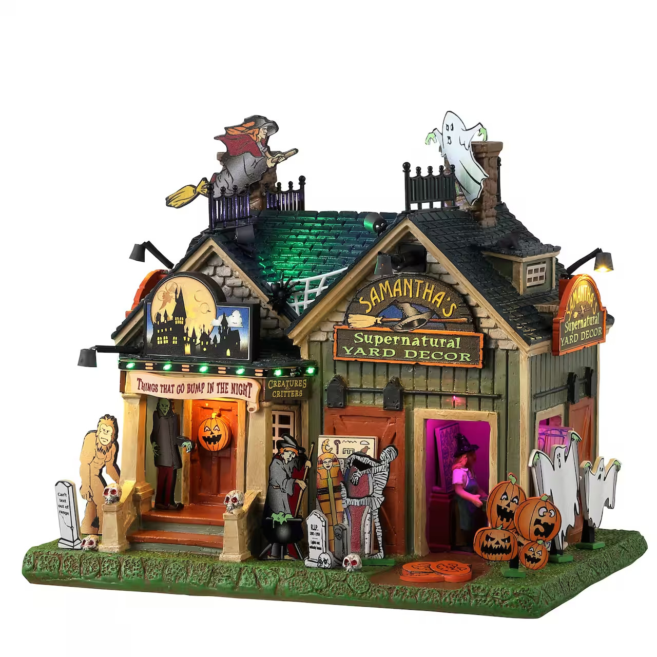 2023 LEMAX SPOOKY TOWN Village- SAMANTHA’S SUPERNATURAL STORE * Lighted Building