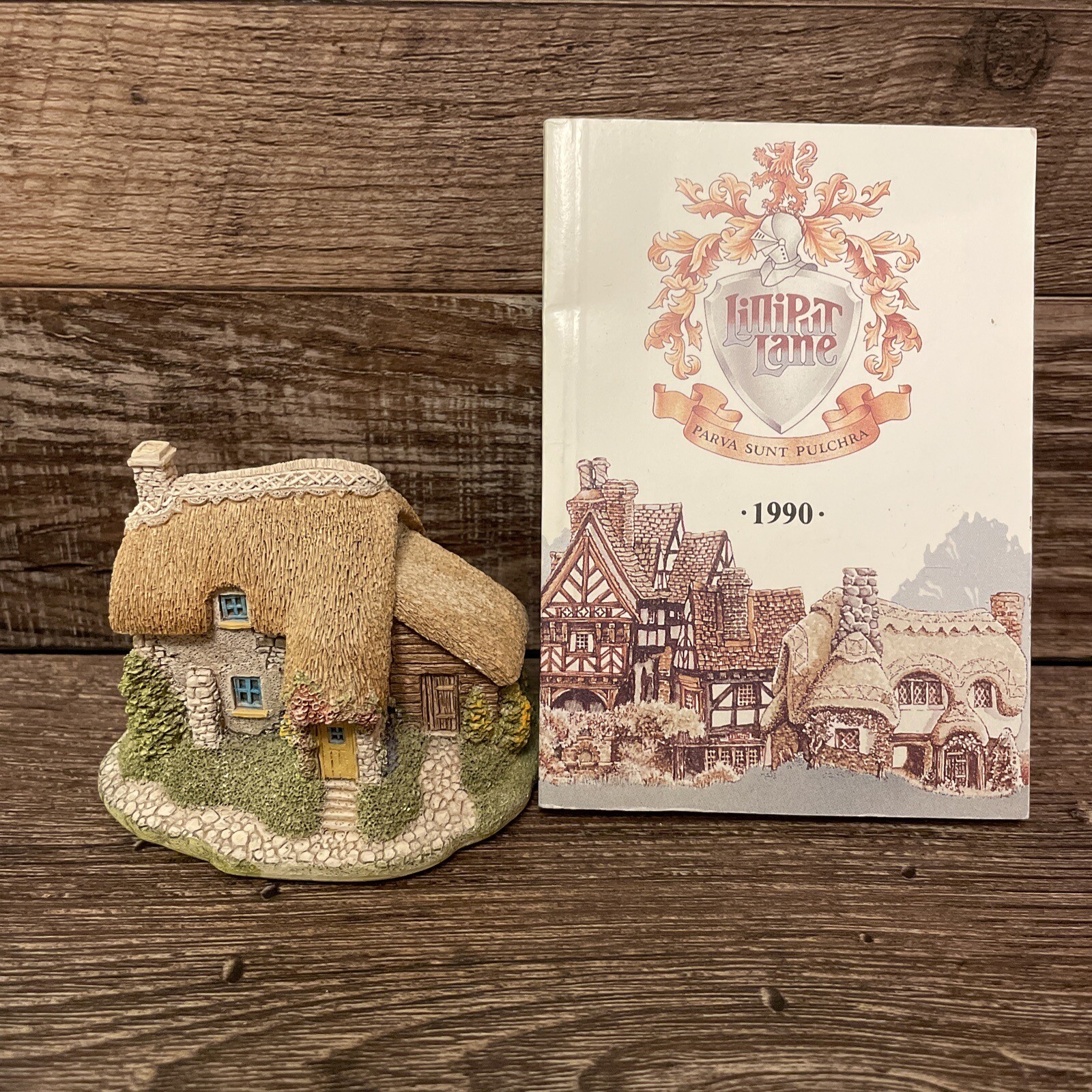 Lilliput Lane Puddlebrook Miniature Cottage Handmade In Cumbria United Kingdom
