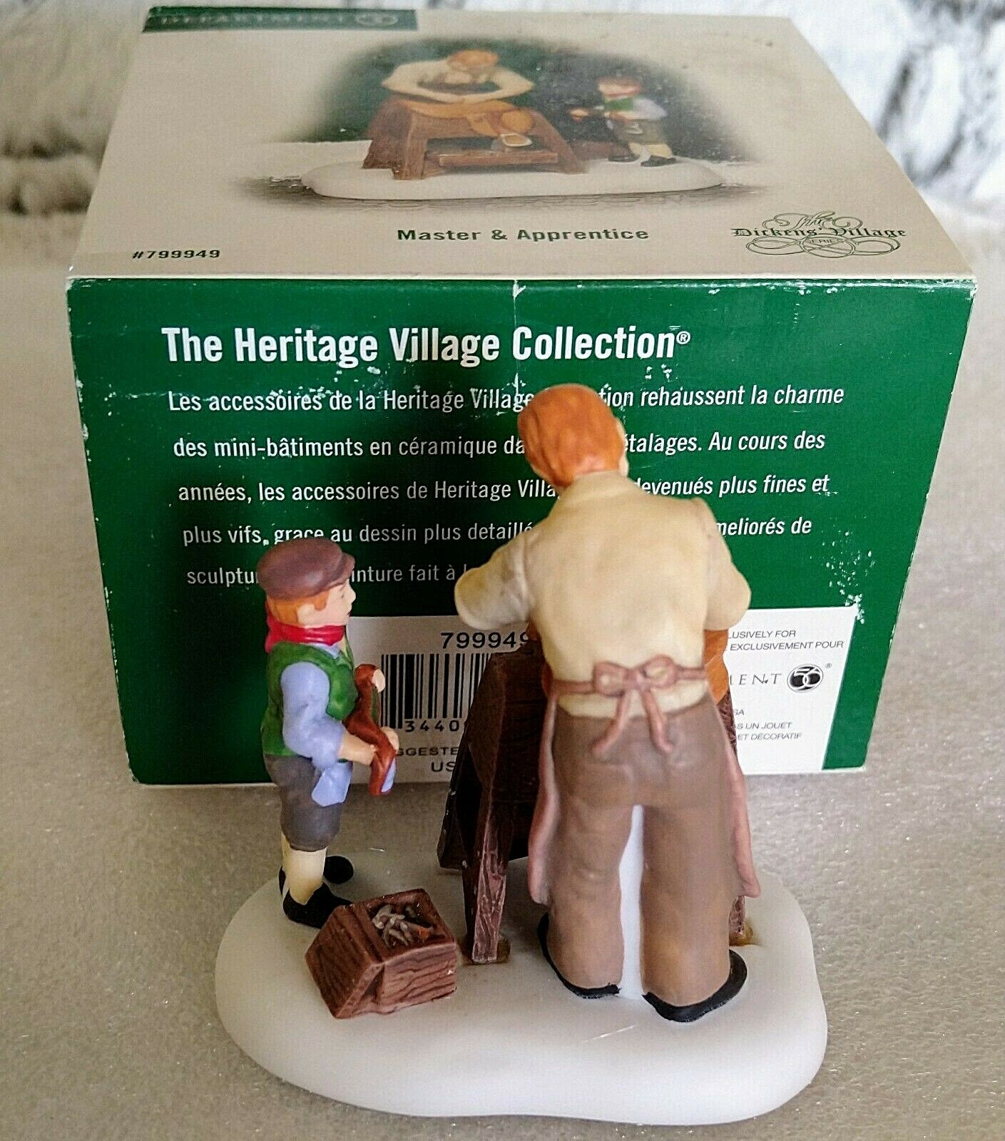 Master & Apprentice #799949 Department 56 Dickens Village -BUYER GUARANTEE