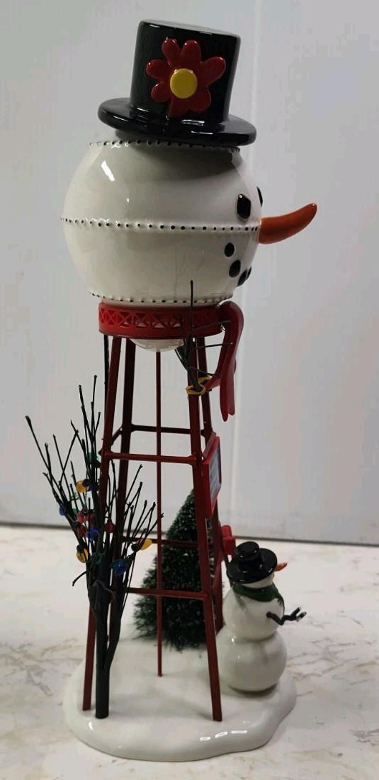 Dept 56 Snowman Water Tower 800013