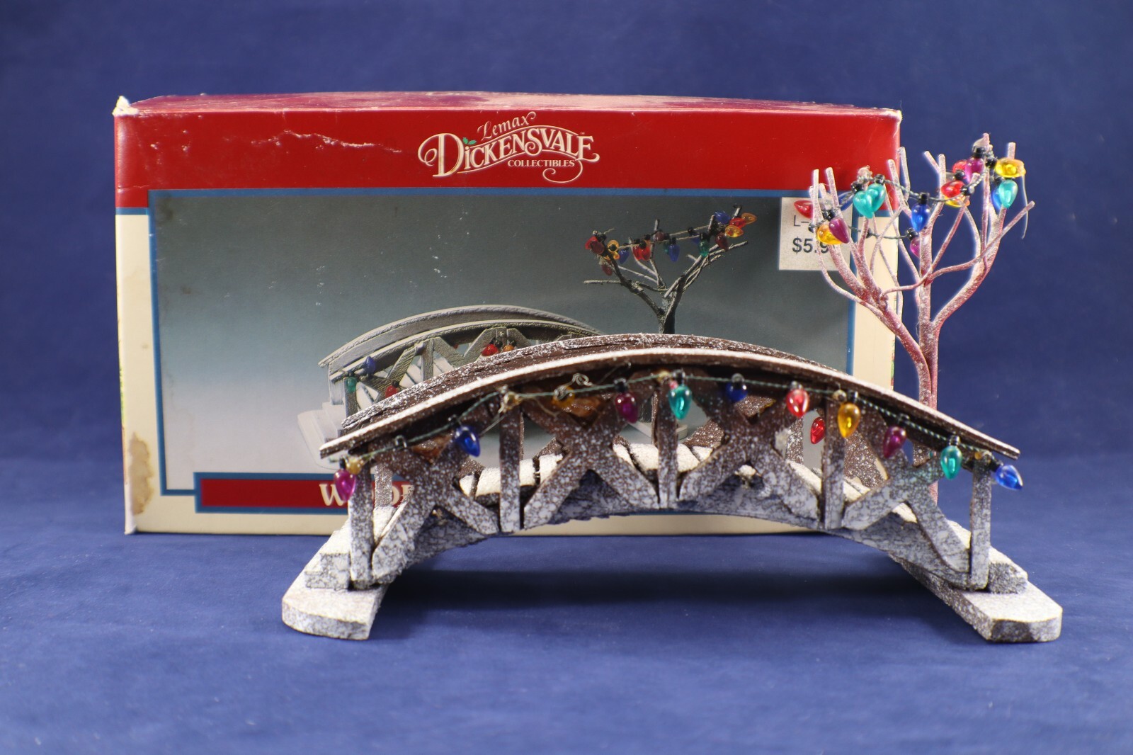Lemax Dickensvale Collectibles WOODEN FOOT BRIDGE 1991 Tree Vintage in Box