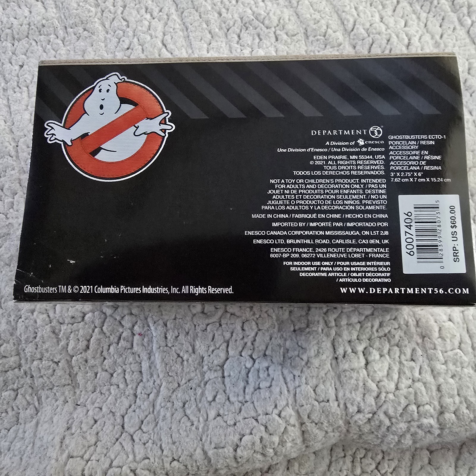 Department 56 Ghostbusters Ecto-1 Ornament New in Box USA 🇺🇸 Seller Fast Ship