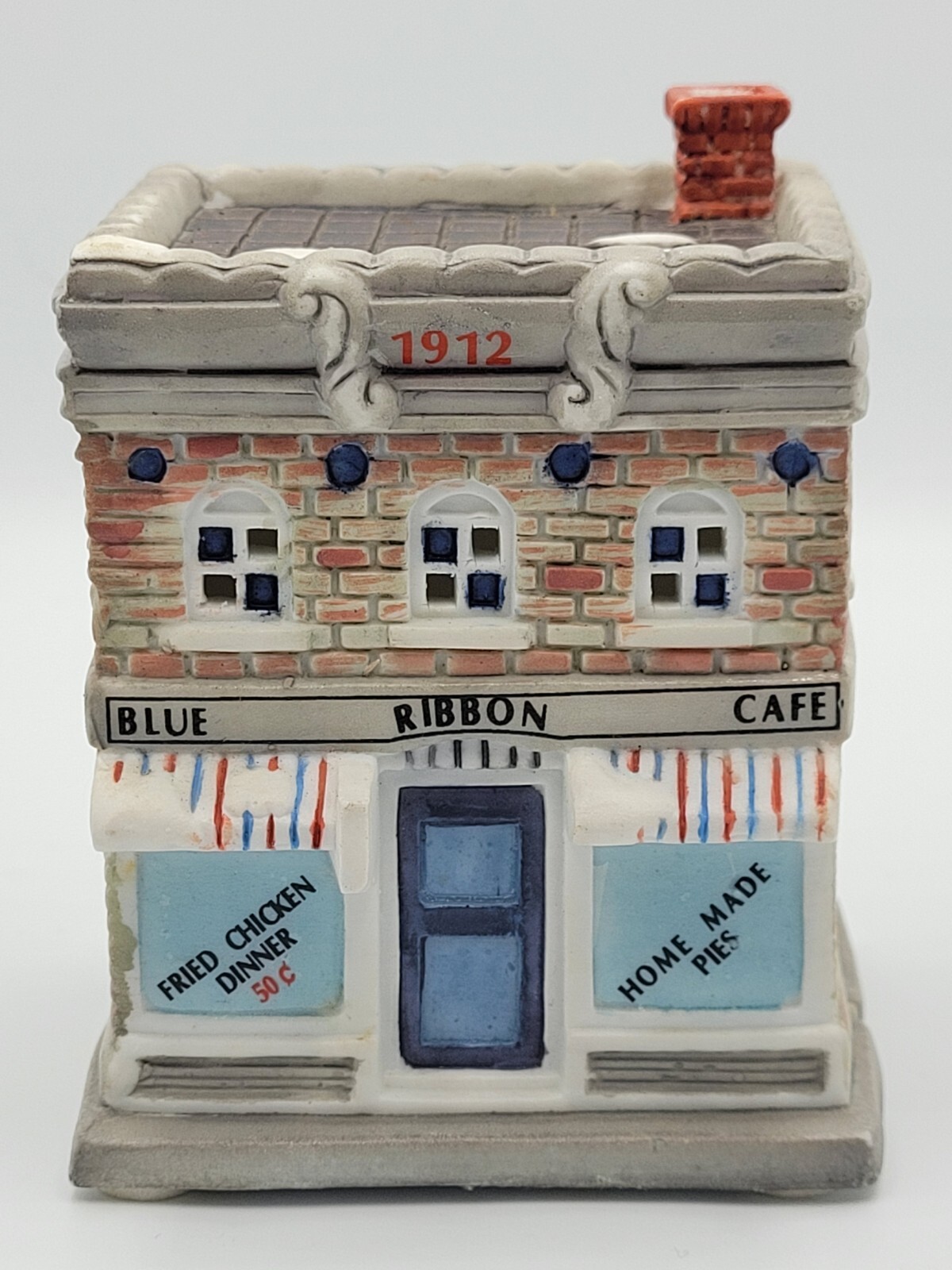 American Landmarks Collection Home Town America 1994 the Blue Ribbon Cafe Vtg.