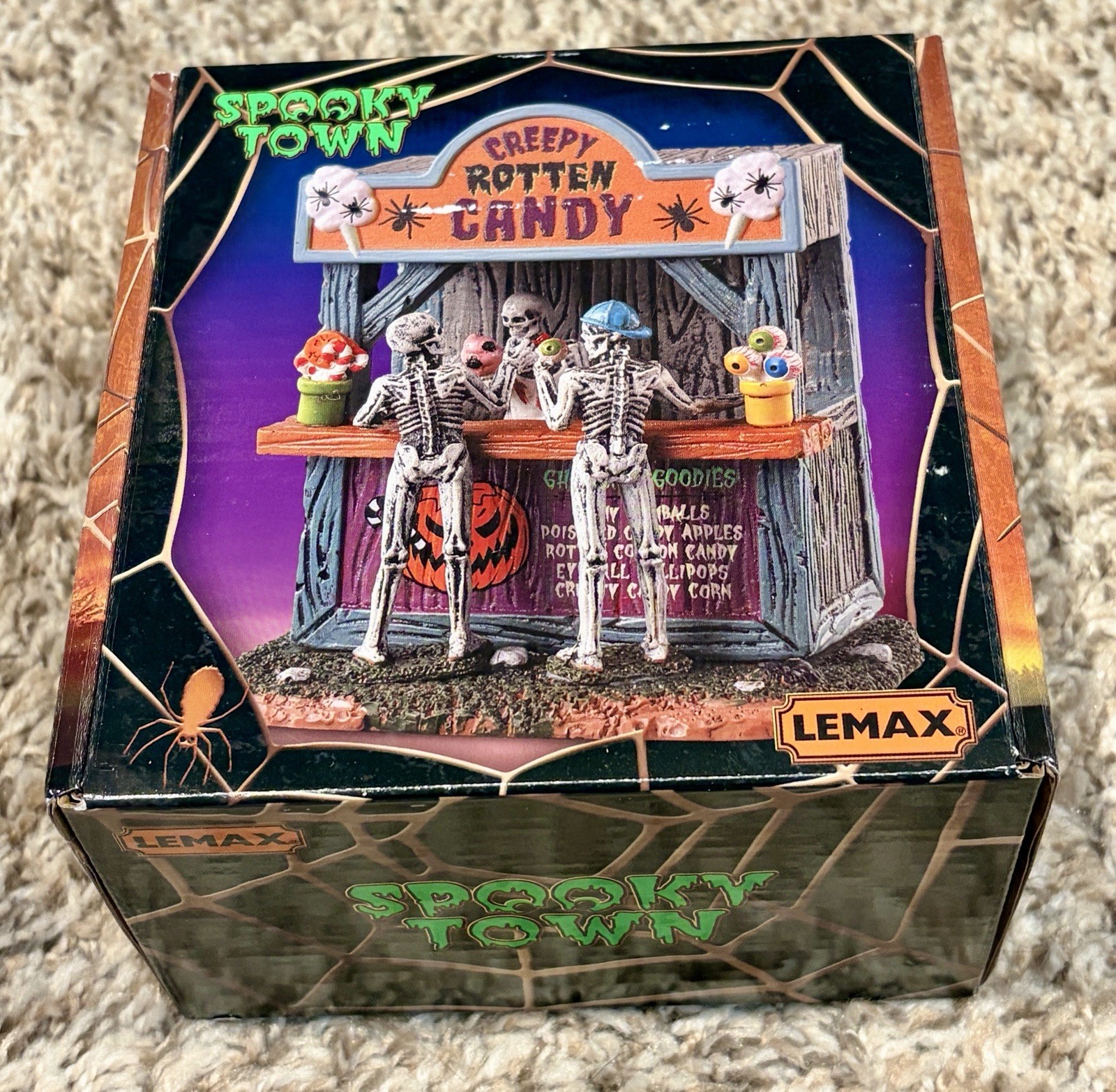 Lemax Spooky Town Creepy Rotten Candy Food Stand Carnival 33612 2023 MINT