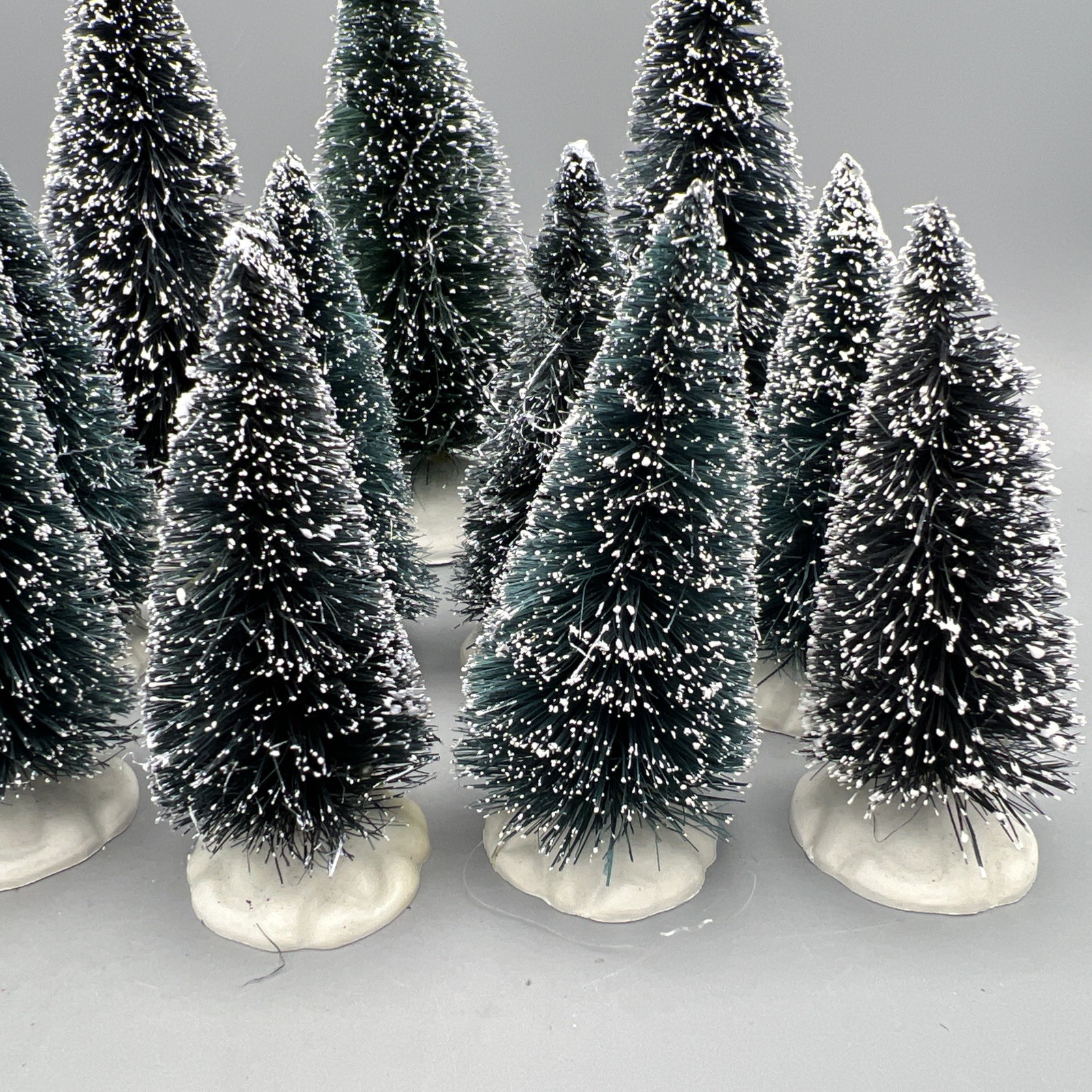 27 Lemax Bottle Brush Trees & Shrubs
