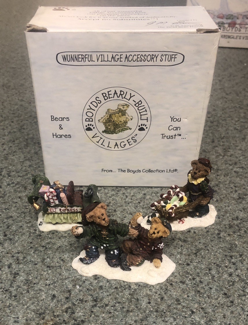 Boyds Wunnerful Village Slip and Slush Mr Sweet Treat ElfXpress