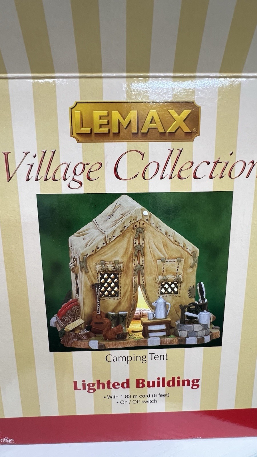 Lemax Vail Village Collection “Camping Tent” 75546 Retired 2007 Brand NEW !