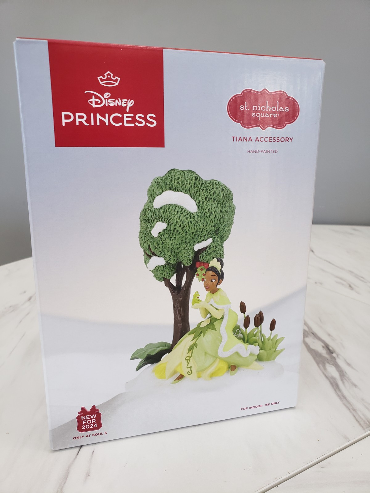 NEW Disney Princess Tiana Figure St Nicholas Square Christmas Village Girls Room