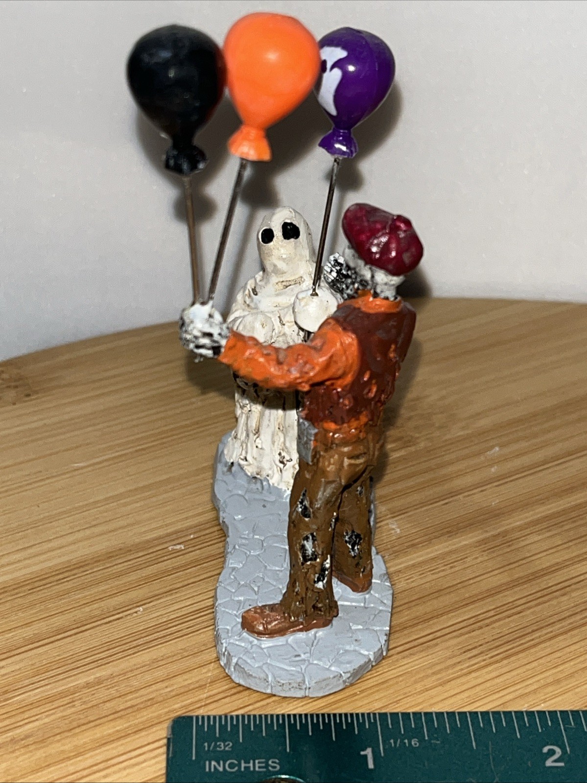 BOOLLOON Balloon SELLER Zombie Ghost LEMAX SPOOKY TOWN Halloween Retired 02800