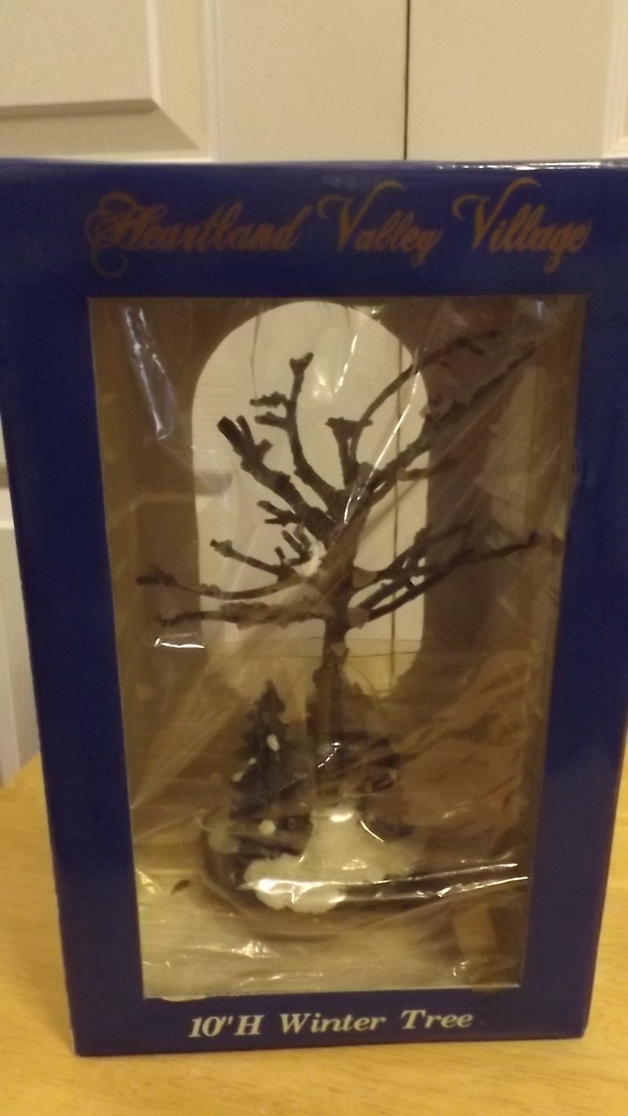 Heartland Valley Village 10″ H Winter Tree With Box Benefits Charity