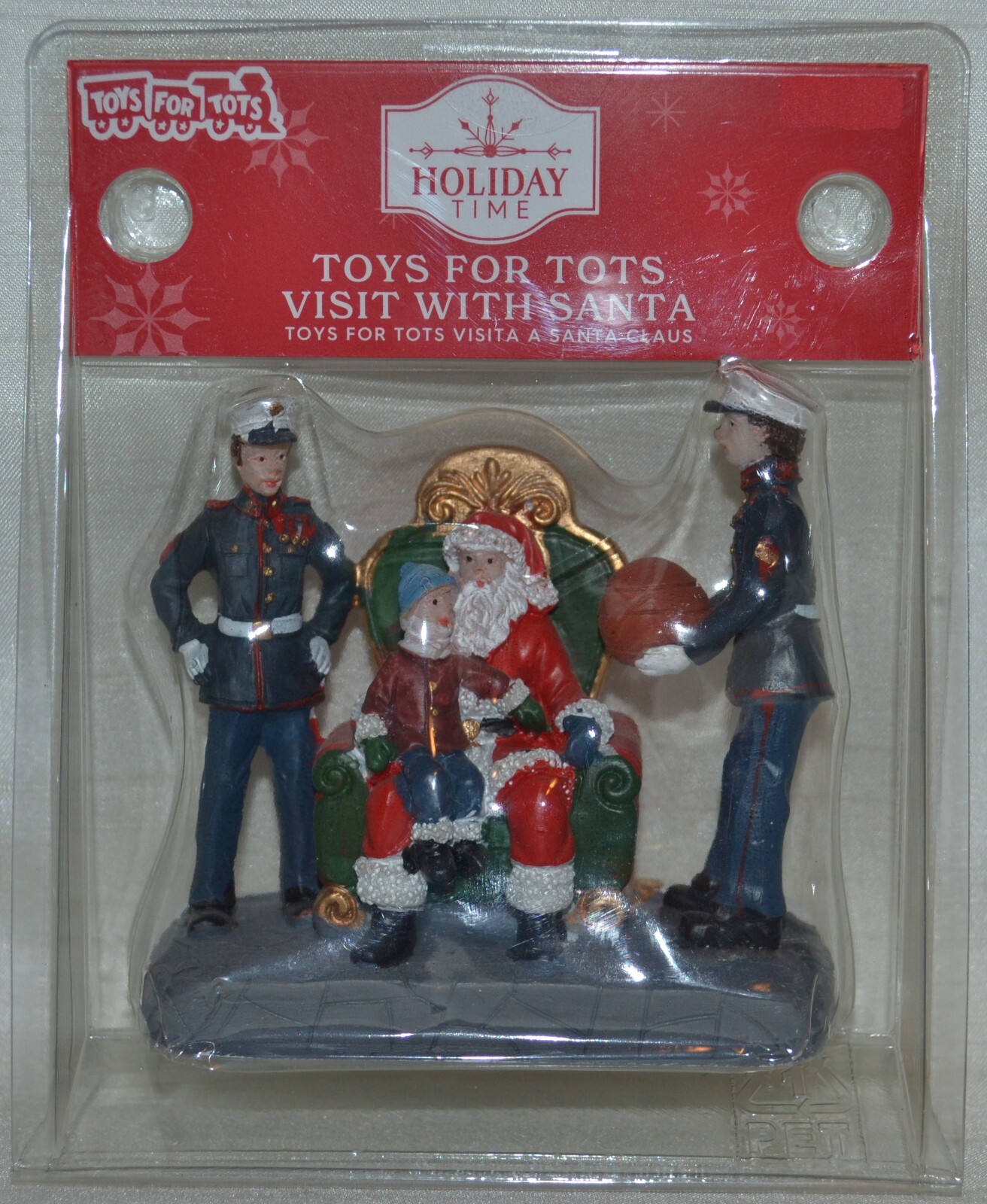Holiday Time~2023 Toys for Tots Marine~Visit With Santa Claus~Christmas Village