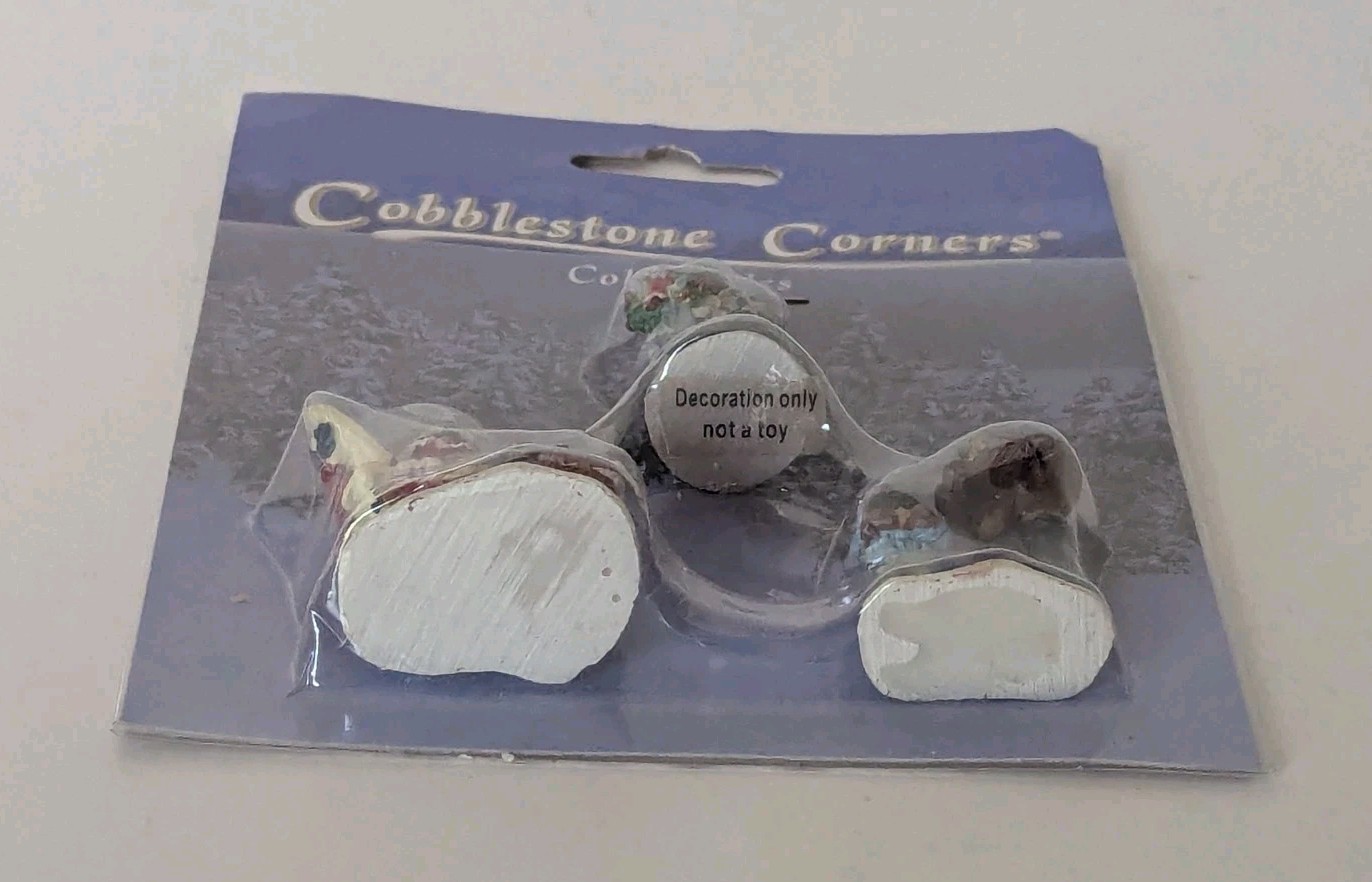 Cobblestone Corners Collectibles African American Christmas Village Figures Set