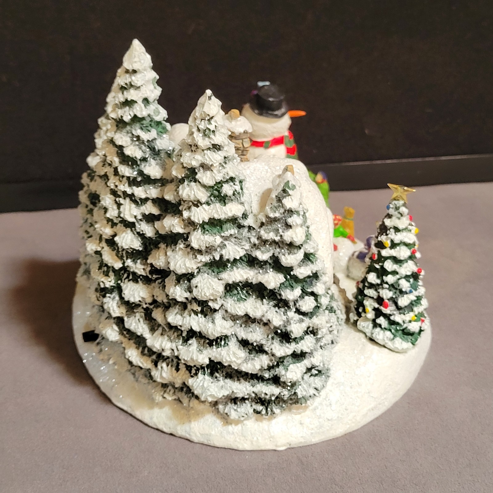 *Thomas Kinkade Painter Of Light Everett’s Cottage Lights Christmas Village FLAW