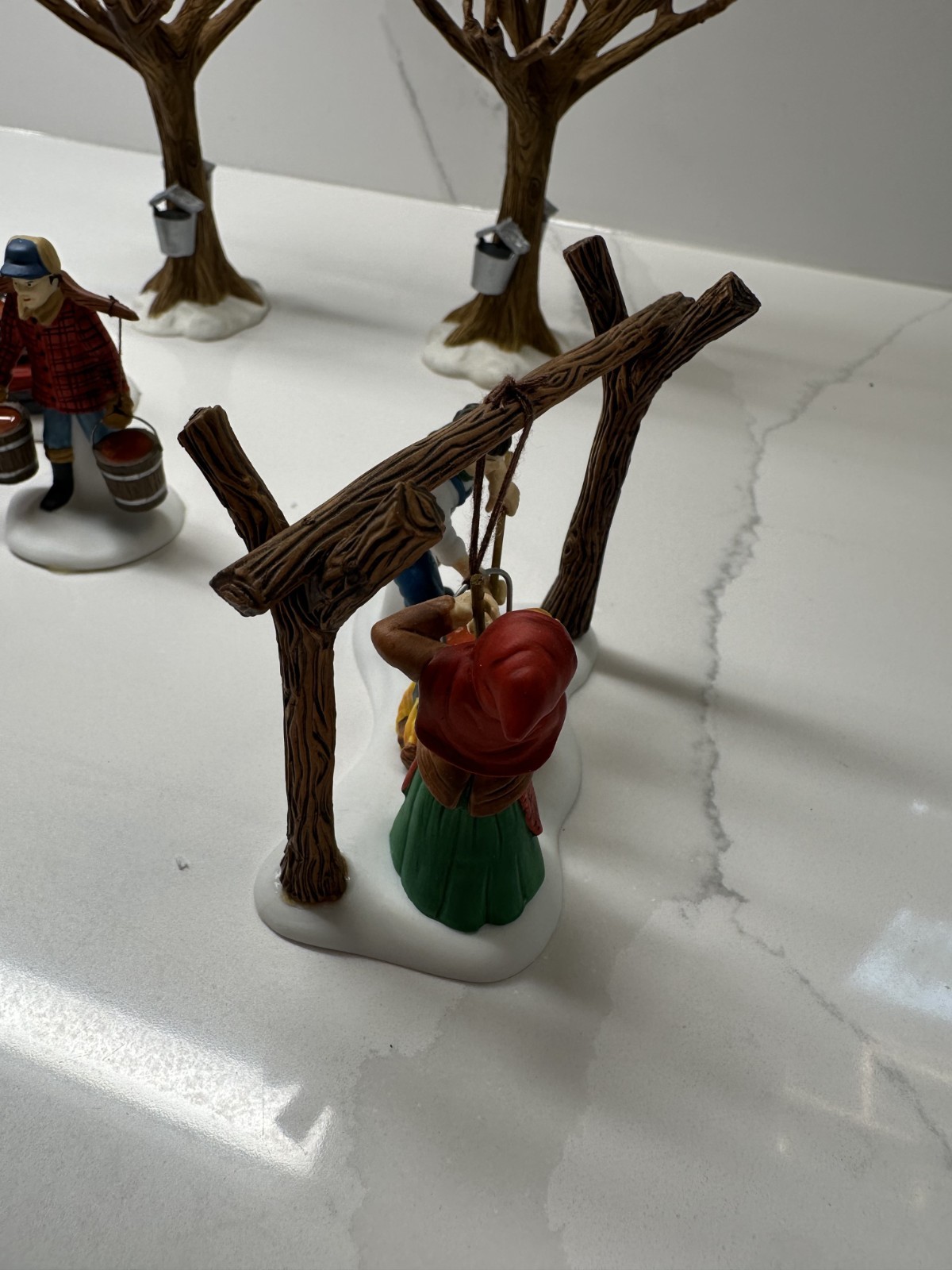 Dept 56 “Tapping The Maples” Heritage Village Accessory *read*