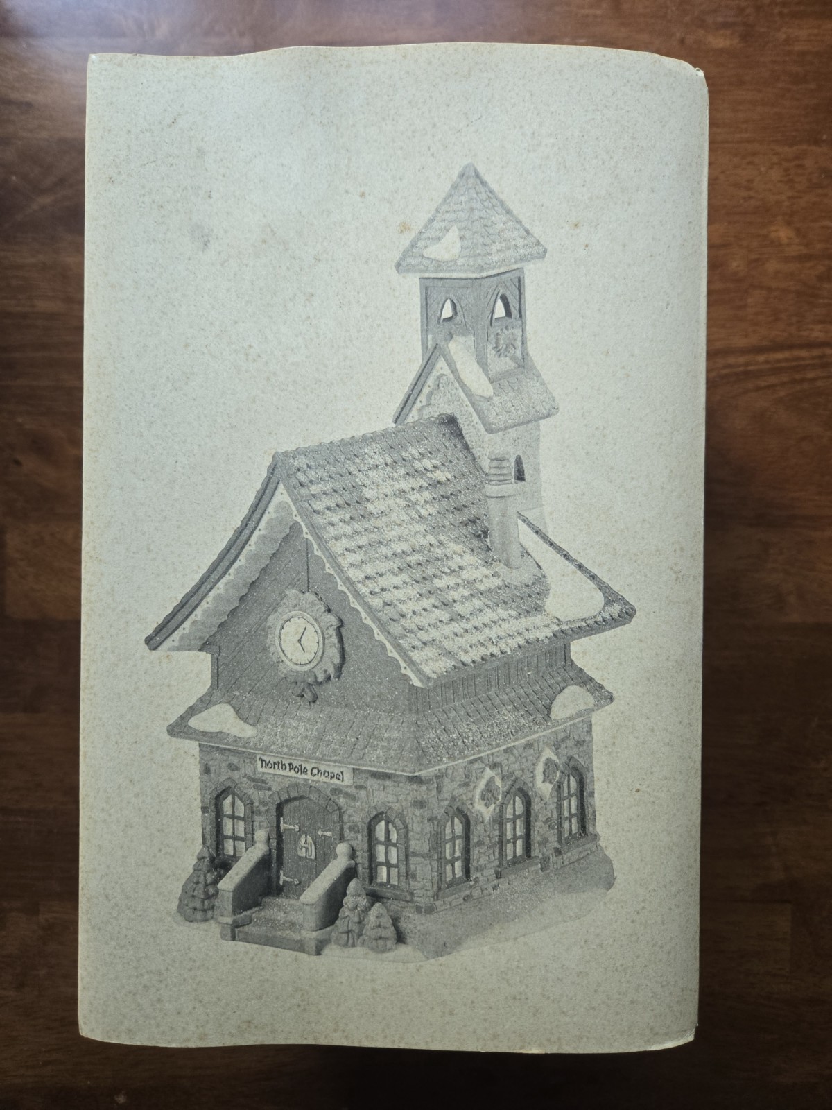 Vintage Department 56 North Pole Chapel North Pole Series Lighted Building