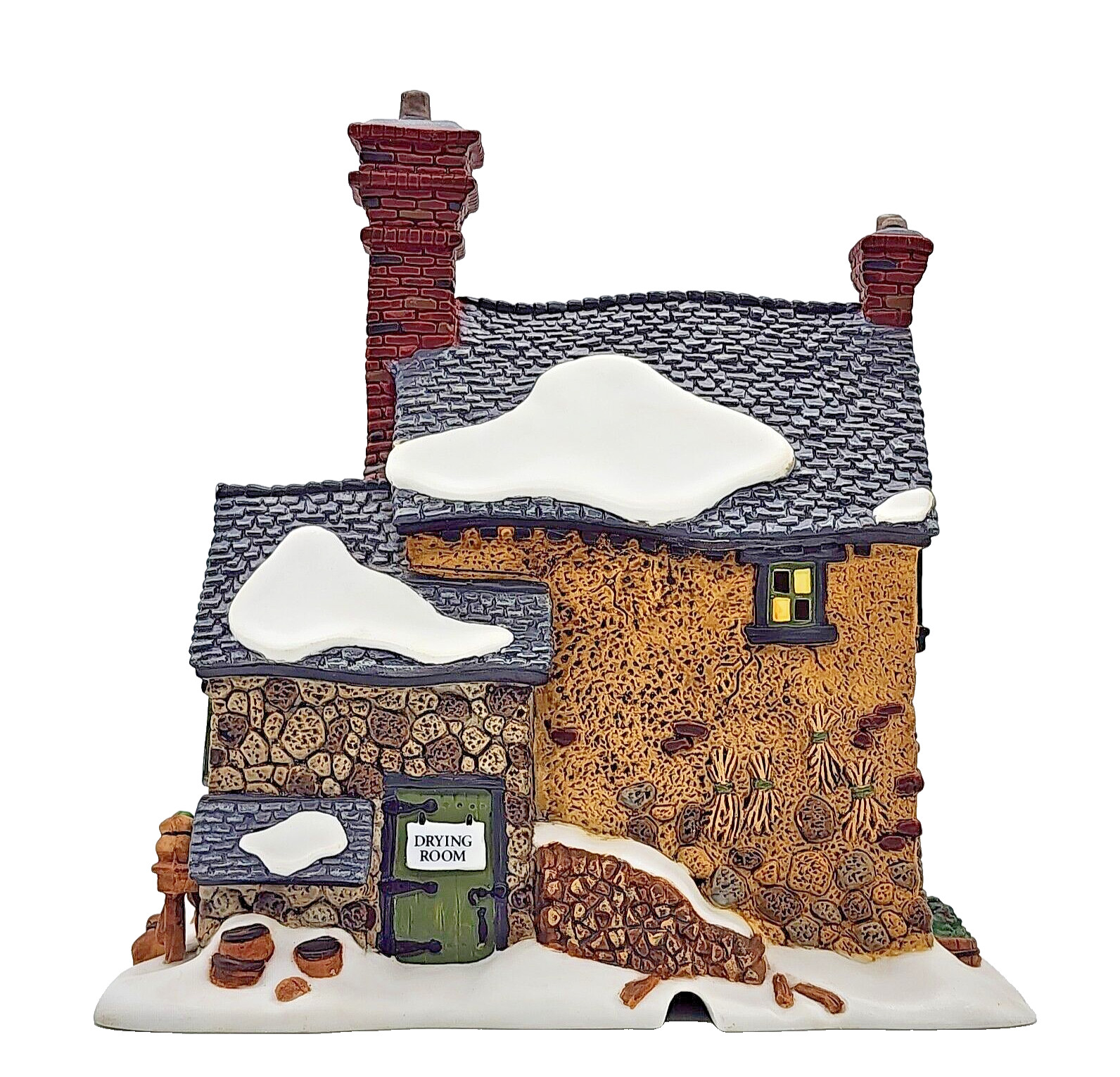 Dept 56 Dickens Village TURNER’S SPICE & MUSTARD SHOP 58724 somewhat dilapidated