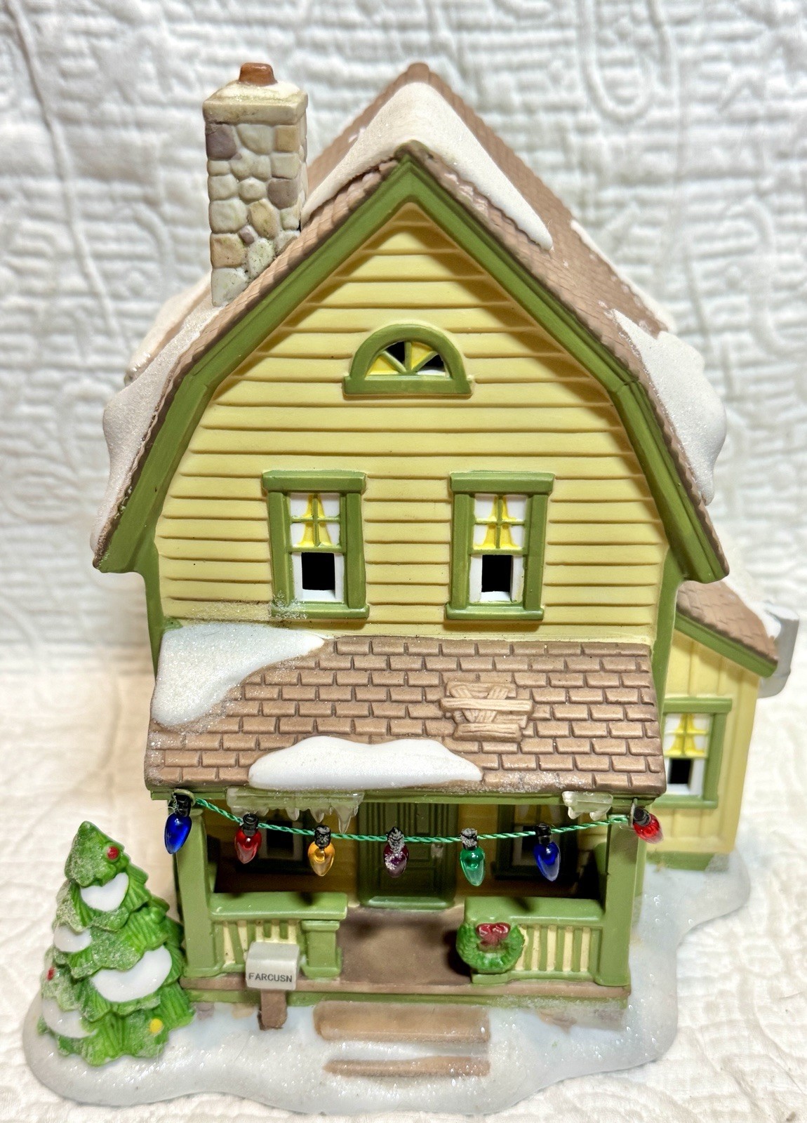 Dept. 56 A Christmas Story “Farkus House” Lighted Village 4029247 New Light Look