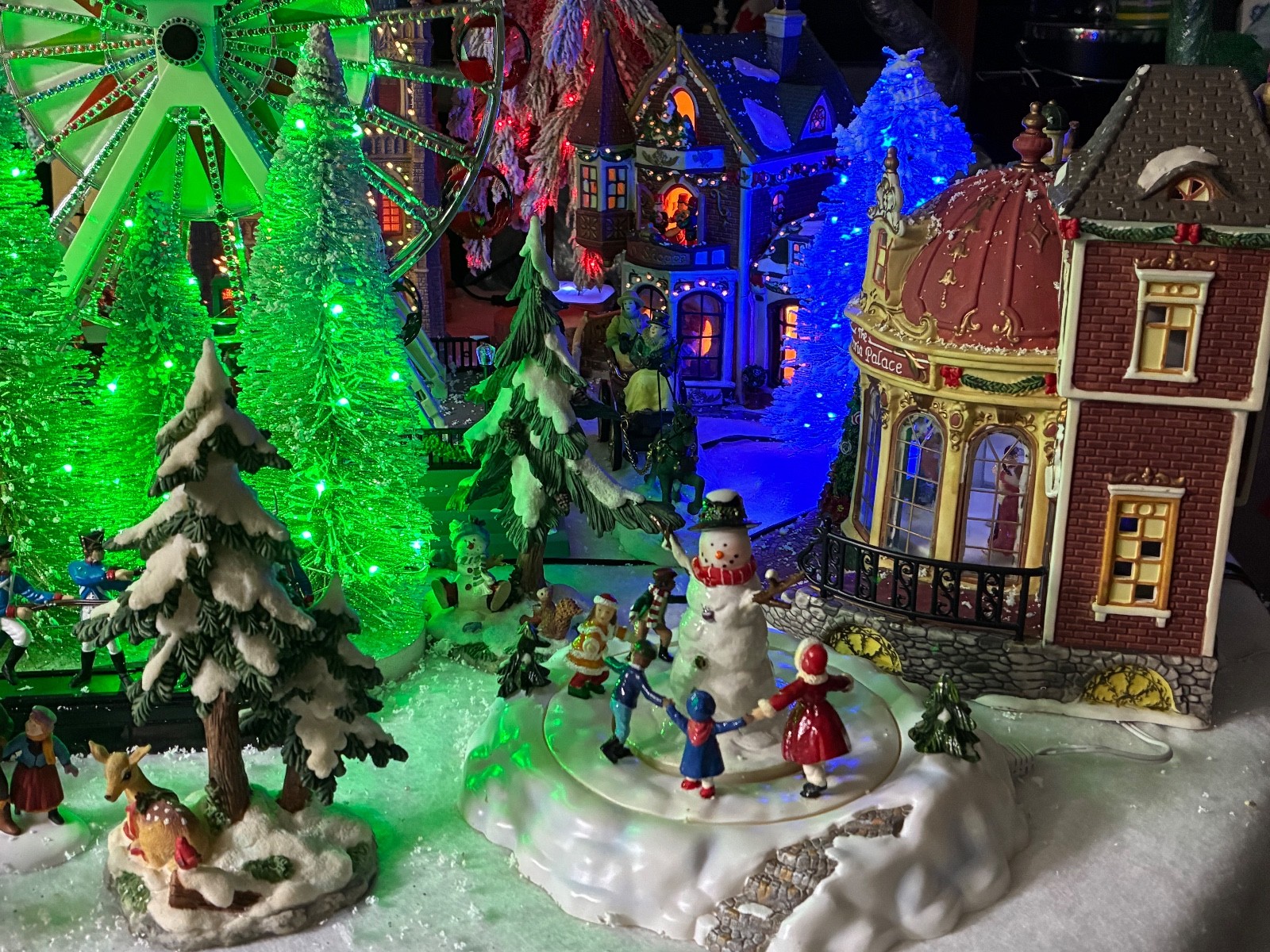 CHRISTMAS VILLAGE OWN CREATED IT