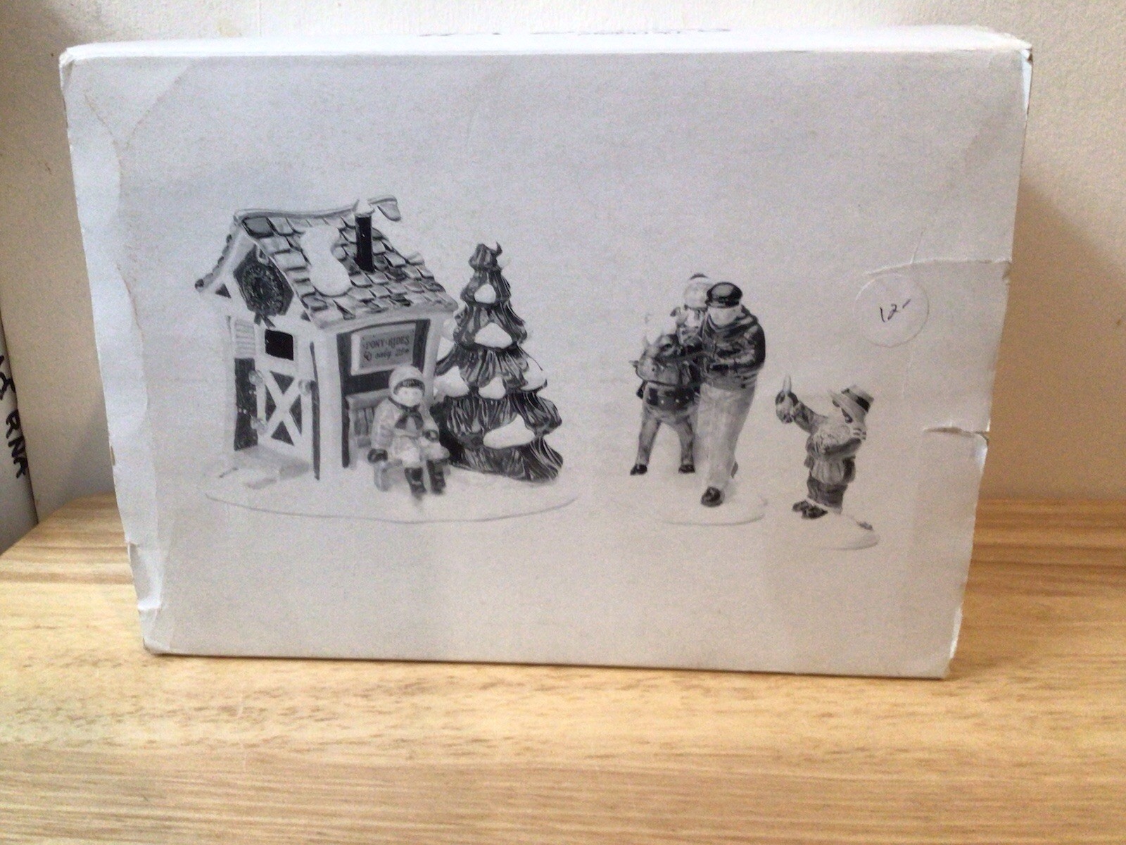 Dept. 56 “Pint Size Pony Rides” (Set of 3) The Original Snow Village 1994 #54534
