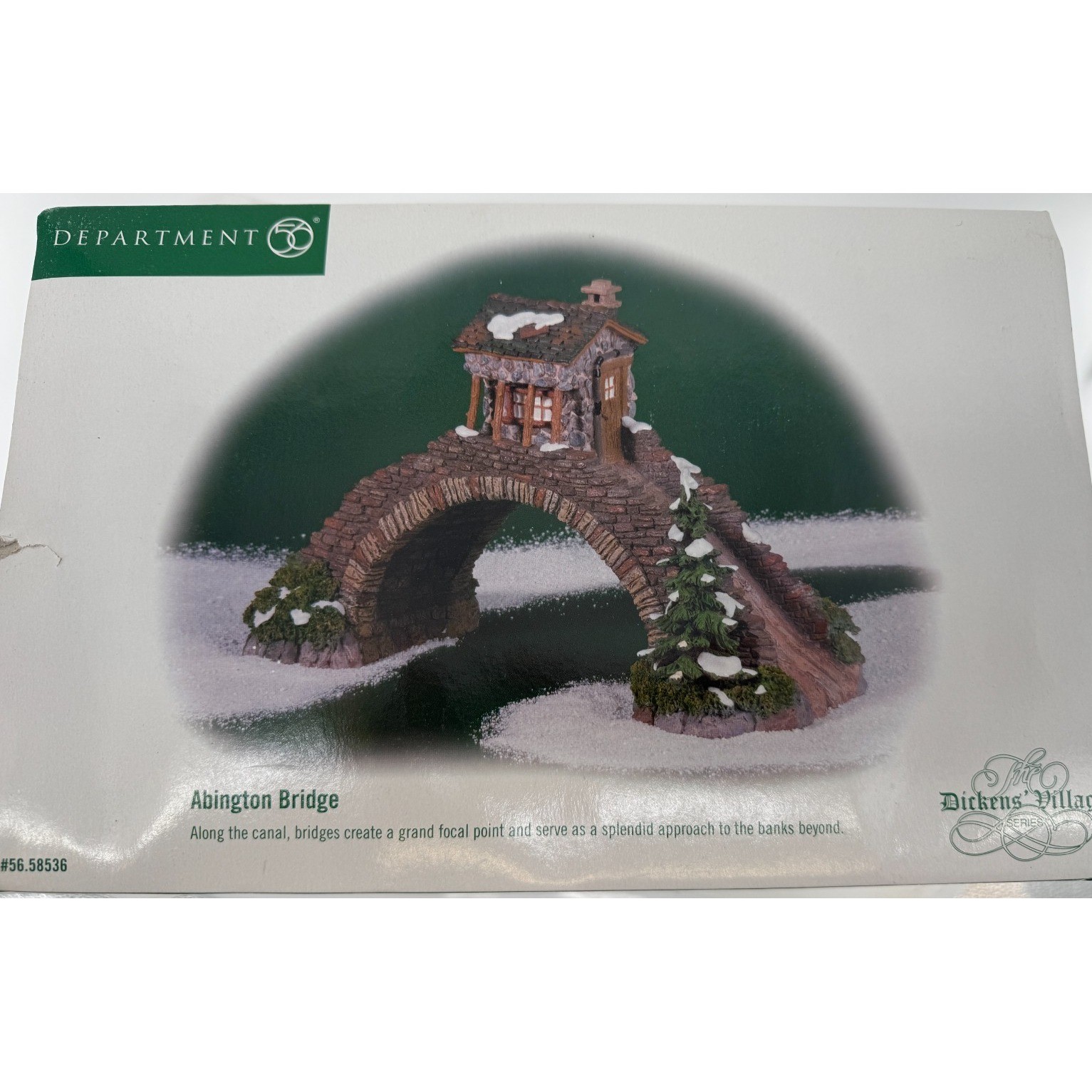 Department 56 Abington Bridge Dickens Village Heritage Series Boxed Department