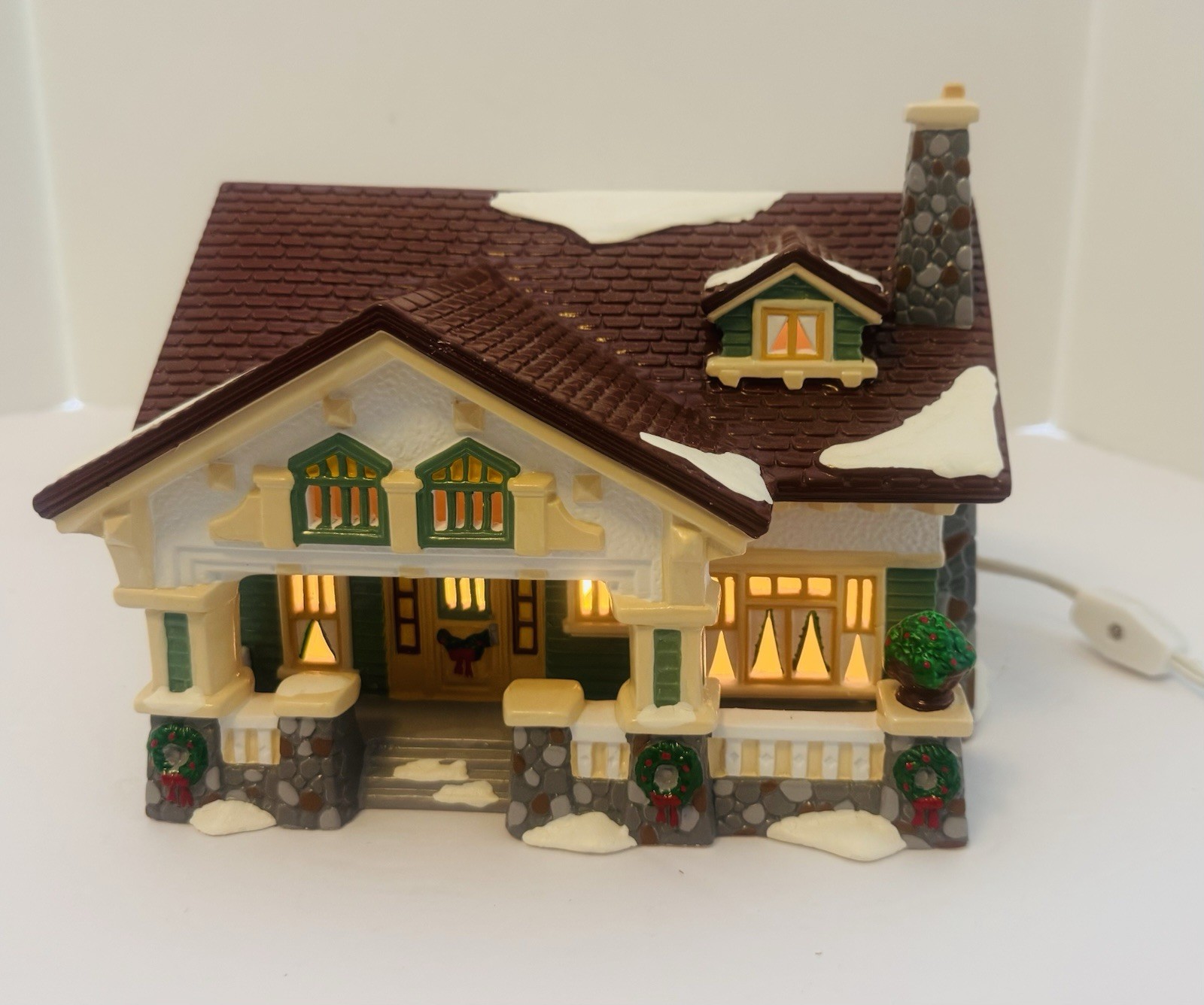 Department 56 Snow Village Craftsman Cottage American Architecture Series 54372
