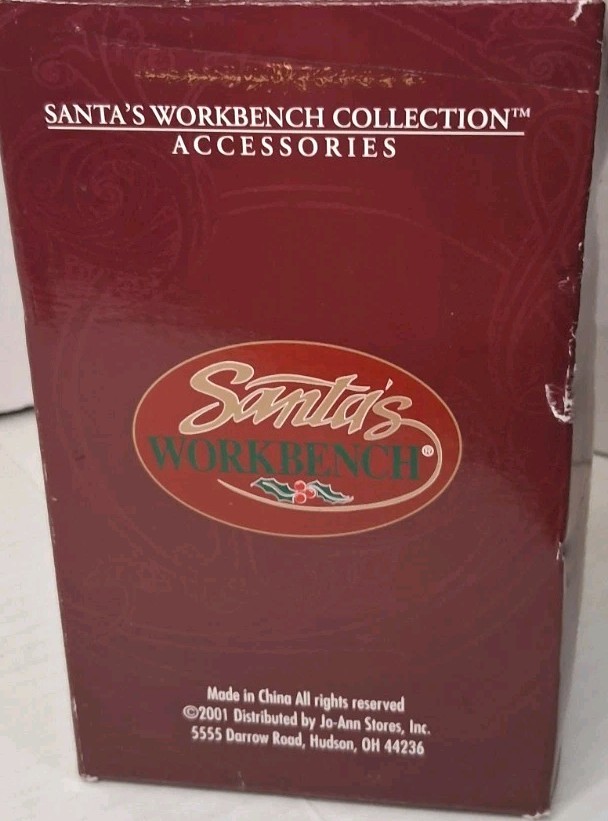 Santas Workbench Resin Accessory Ducks on Frozen Lake Pre-owned In Box