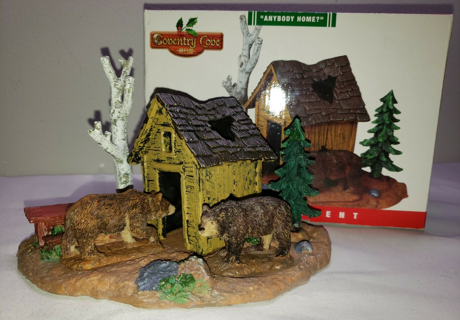 RETRO RARE LEMAX COVENTRY COVE “ANYBODY HOME?” TABLE ACCENT