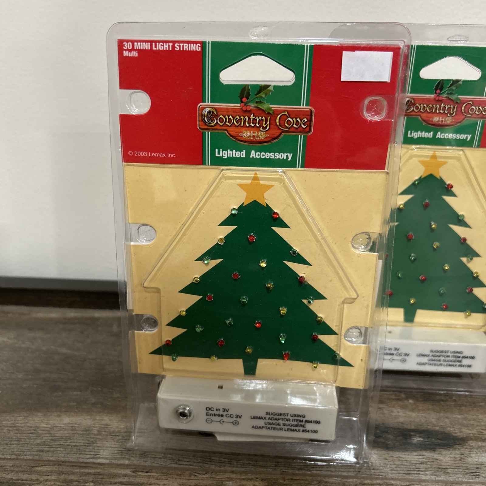 Lemax Mini Lights Coventry Cove Multi Color 30 Count Set-Lot Of 4 Packs 2003