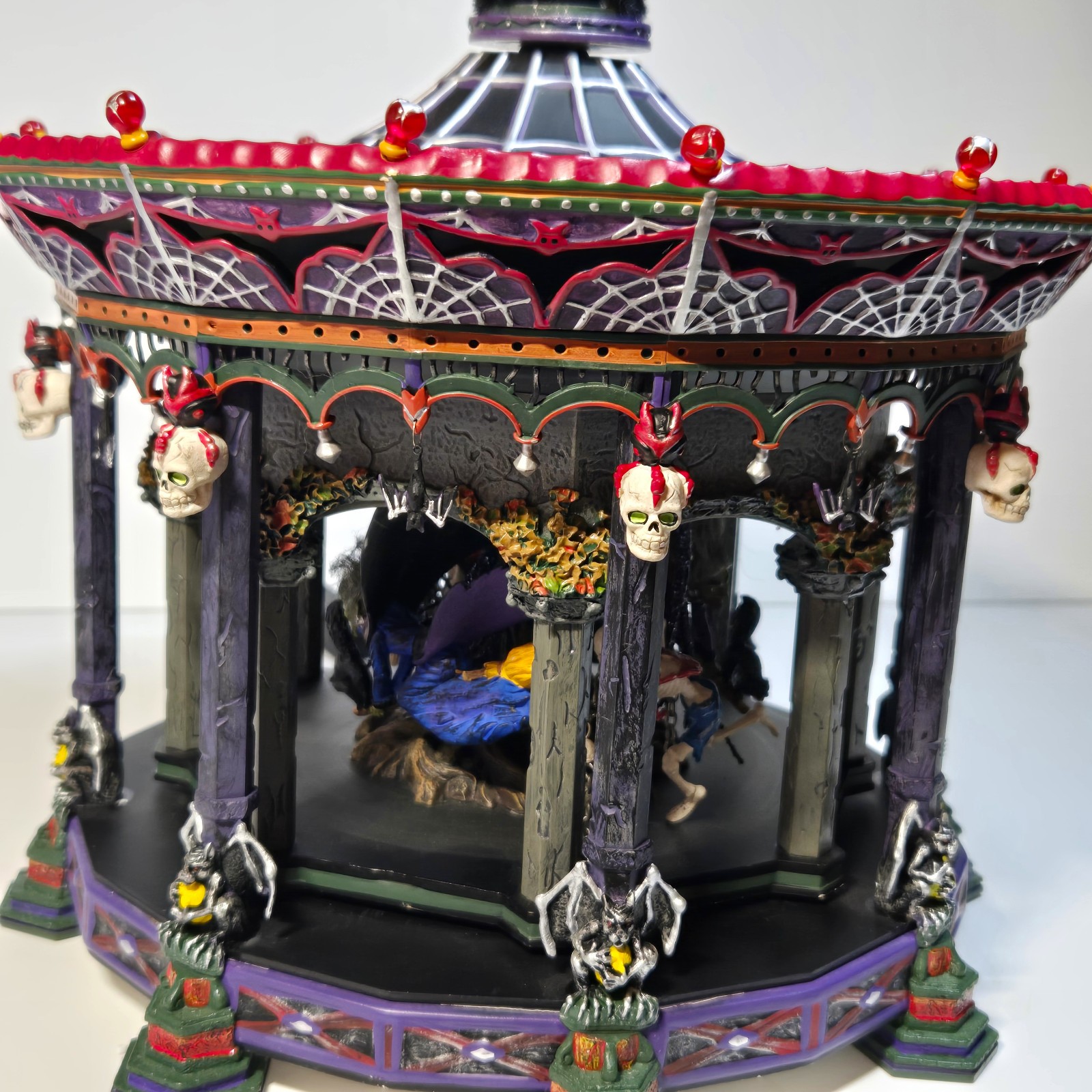 Dept 56 Ghostly Carousel 56.55317 Halloween Snow Village Lights Sound REPAIR