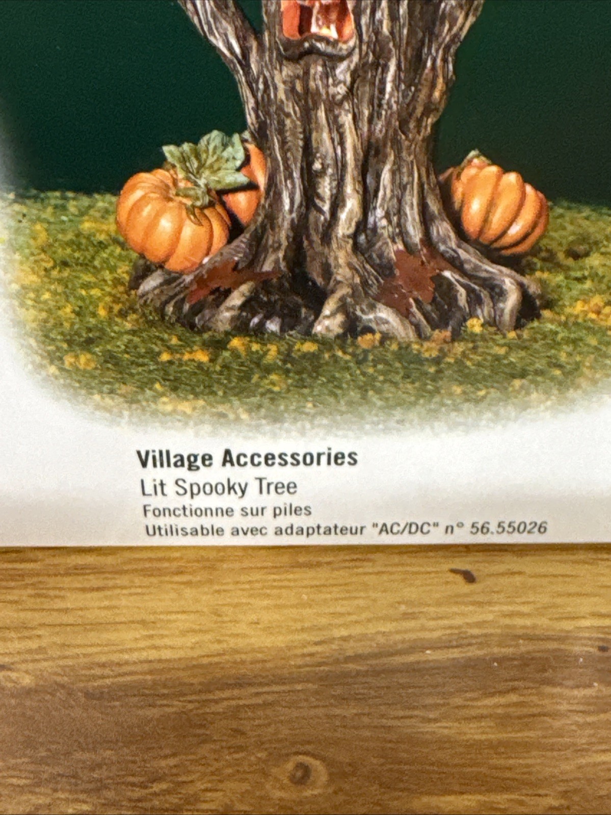 Dept 56 Snow Village Halloween Accessory “Lit Spooky Tree” w Box #56.52896