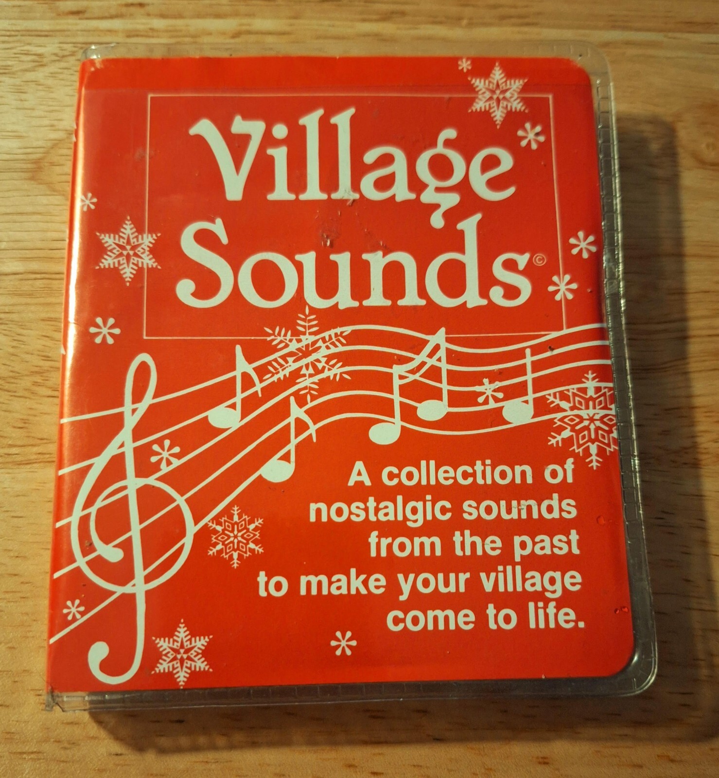 Department 56 Village Sounds Cassette Tape #5525-5 in clear clamshell package