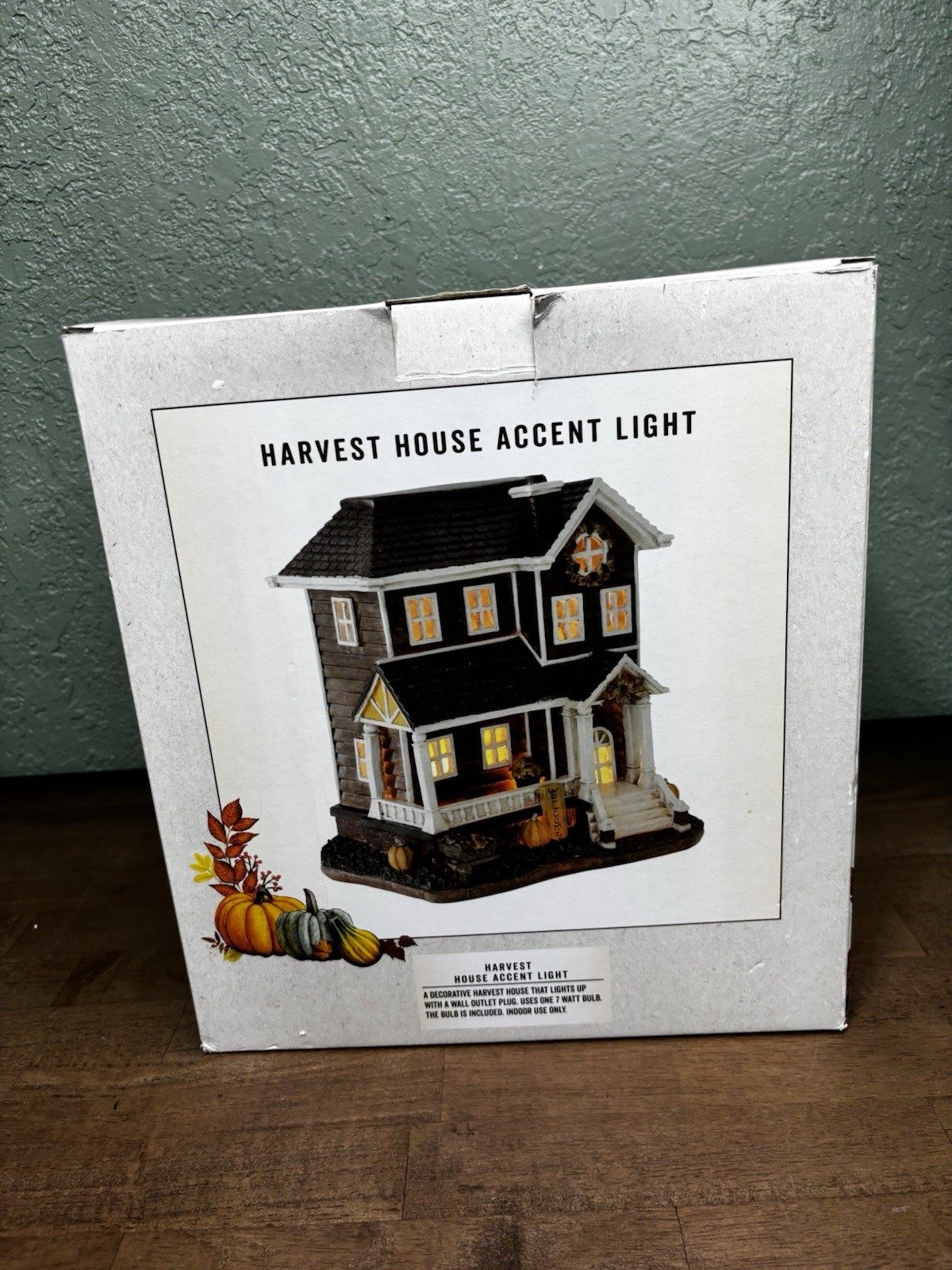 Cracker Barrel Harvest House Accent Light 2023 Autumn Fall With Original Box