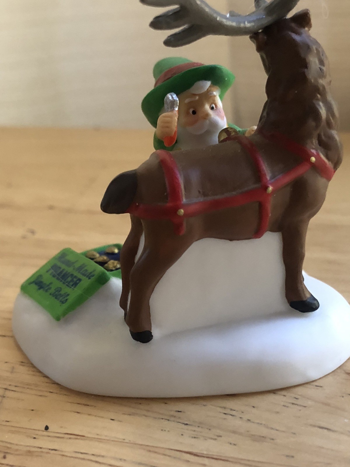 Dept 56 North Pole Prancer Reindeer Elf Figurine #807236 Retired w Box