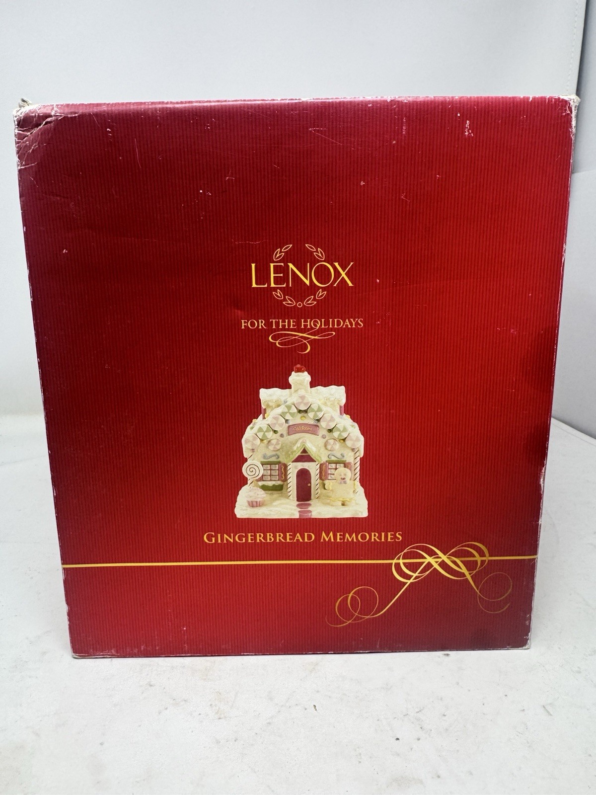 Lenox Gingerbread Memories Ceramic & Porcelain Christmas House Boxed