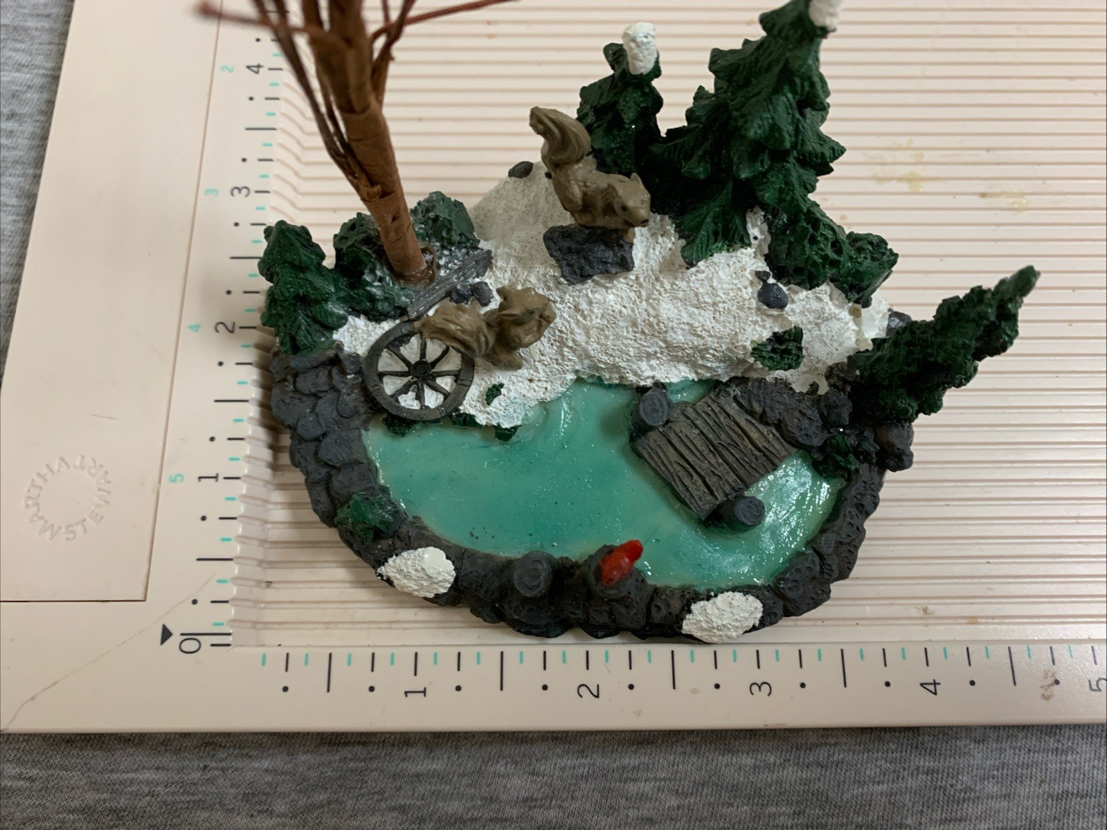 Vintage 2007 Holiday Inspirations Town Series Pond Figure