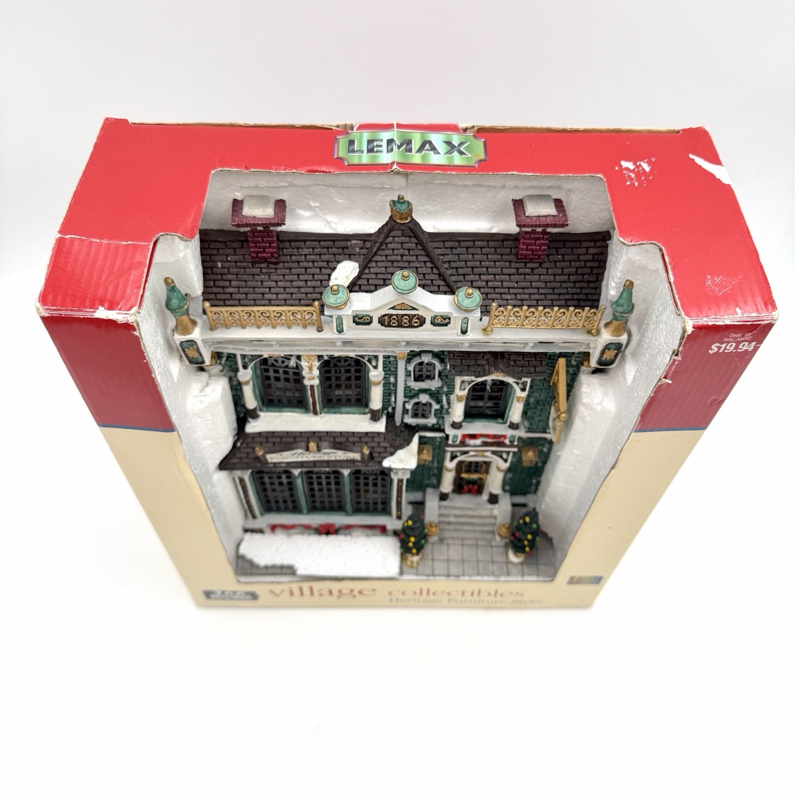 LEMAX Heritage Furniture Store Fiber Optic Lighted Christmas Village – VIDEO