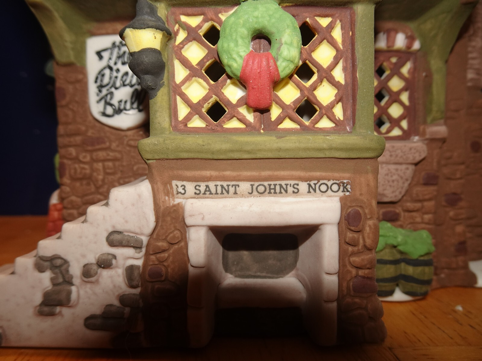 DEPT 56 DV The Pied Bull Inn 2nd Edition 57517 1992 VGUC
