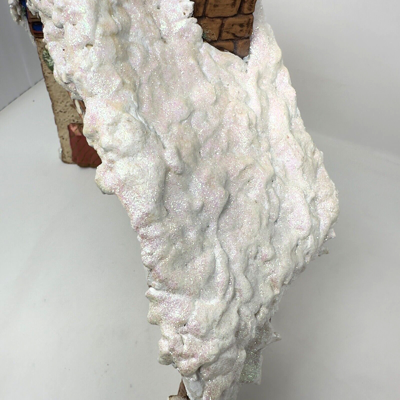 Vtg Provincial Ceramic Mold Santa’s Workshop Christmas House SOME BROKEN SNOW