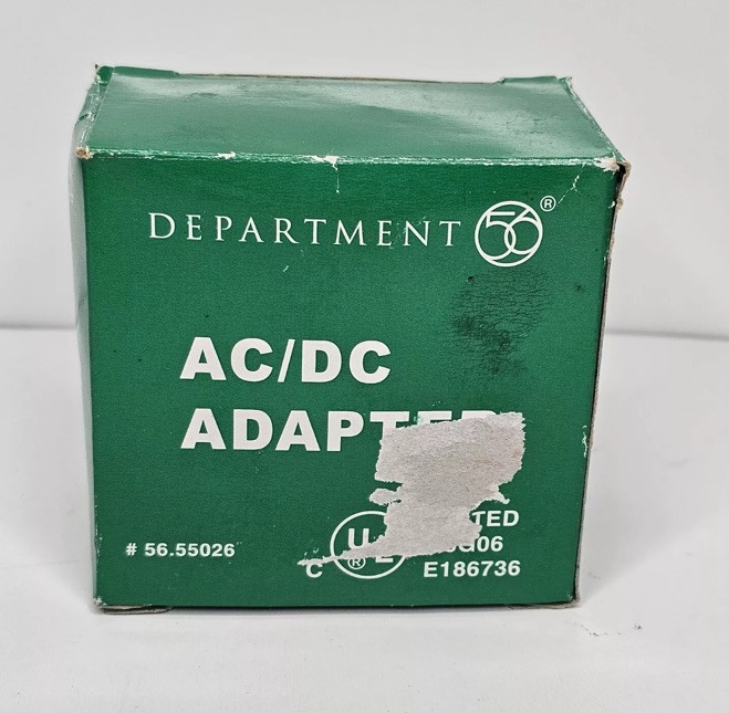 Dept 56 AC/DC ADAPTER General Village 56.55026 AC DC VILLAGE ACCESSORY 3 Outlet.