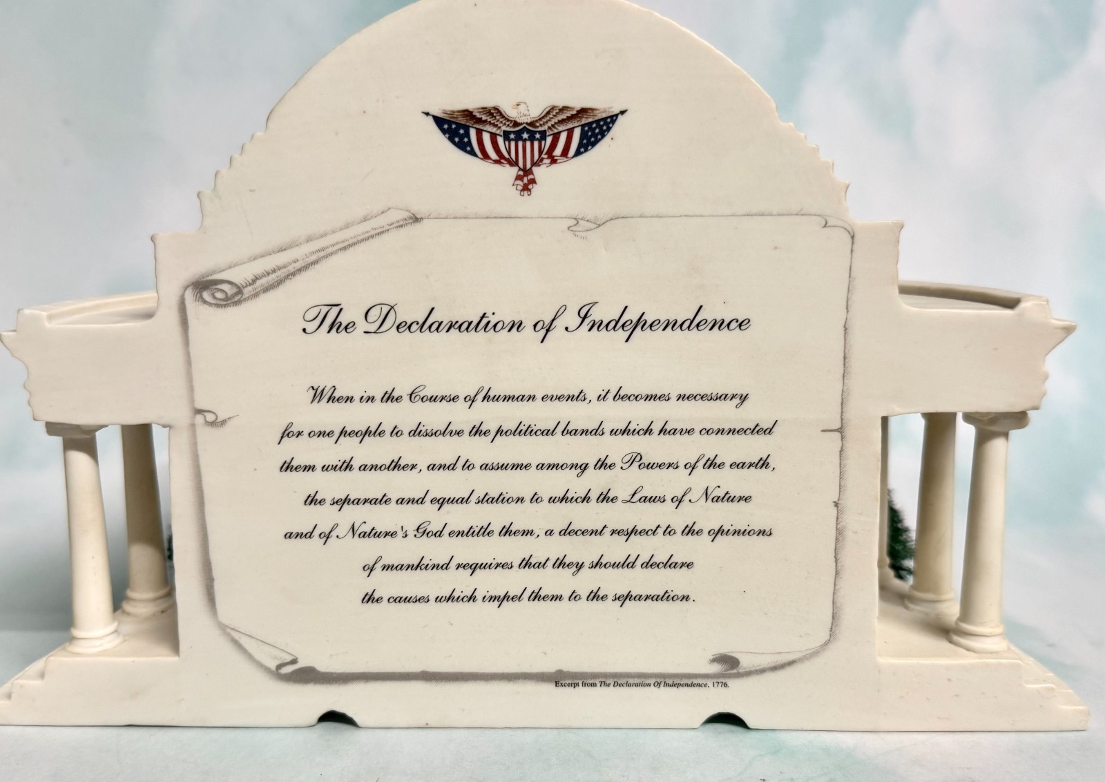 DEPT 56 AMERICAN PRIDE – JEFFERSON MEMORIAL 57704 WASHINGTON DC HISTORIC MINT