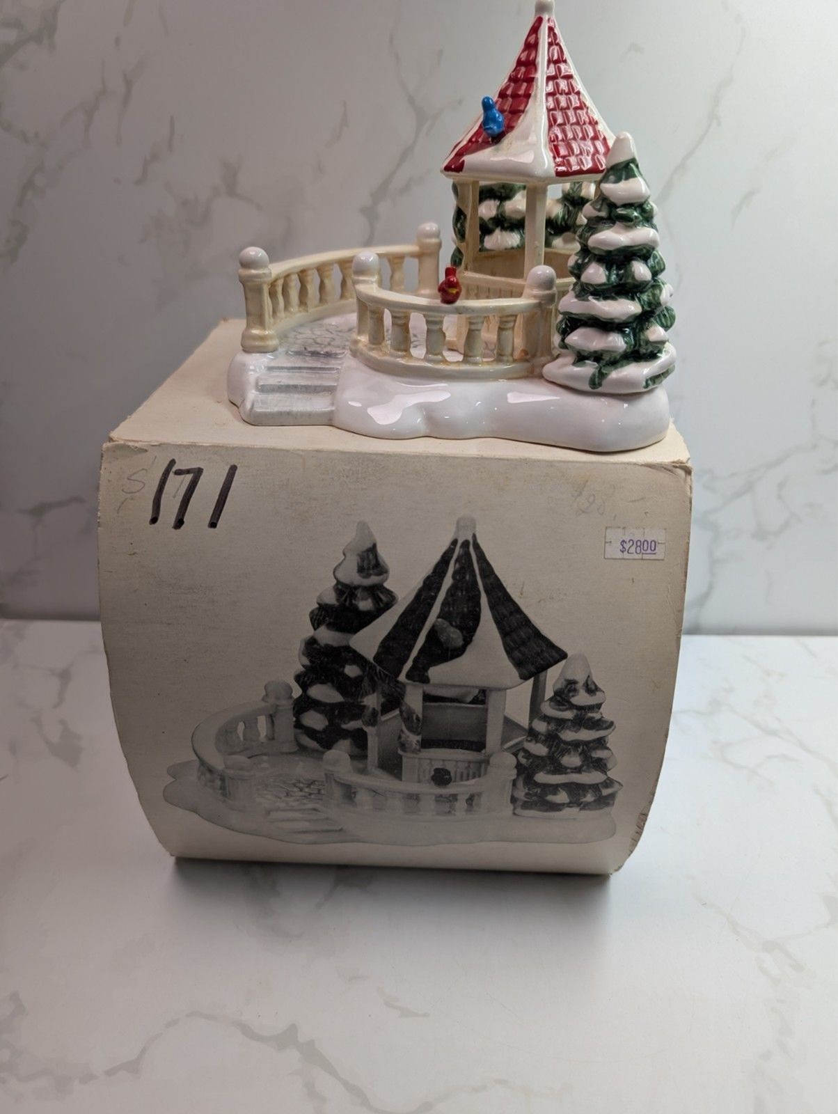 Department 56 Snow Village- Village Gazebo #5146-2 Retired