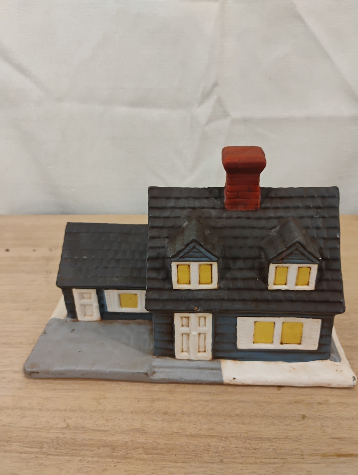 Vintage Byron Molds Ceramic Christmas Village Home
