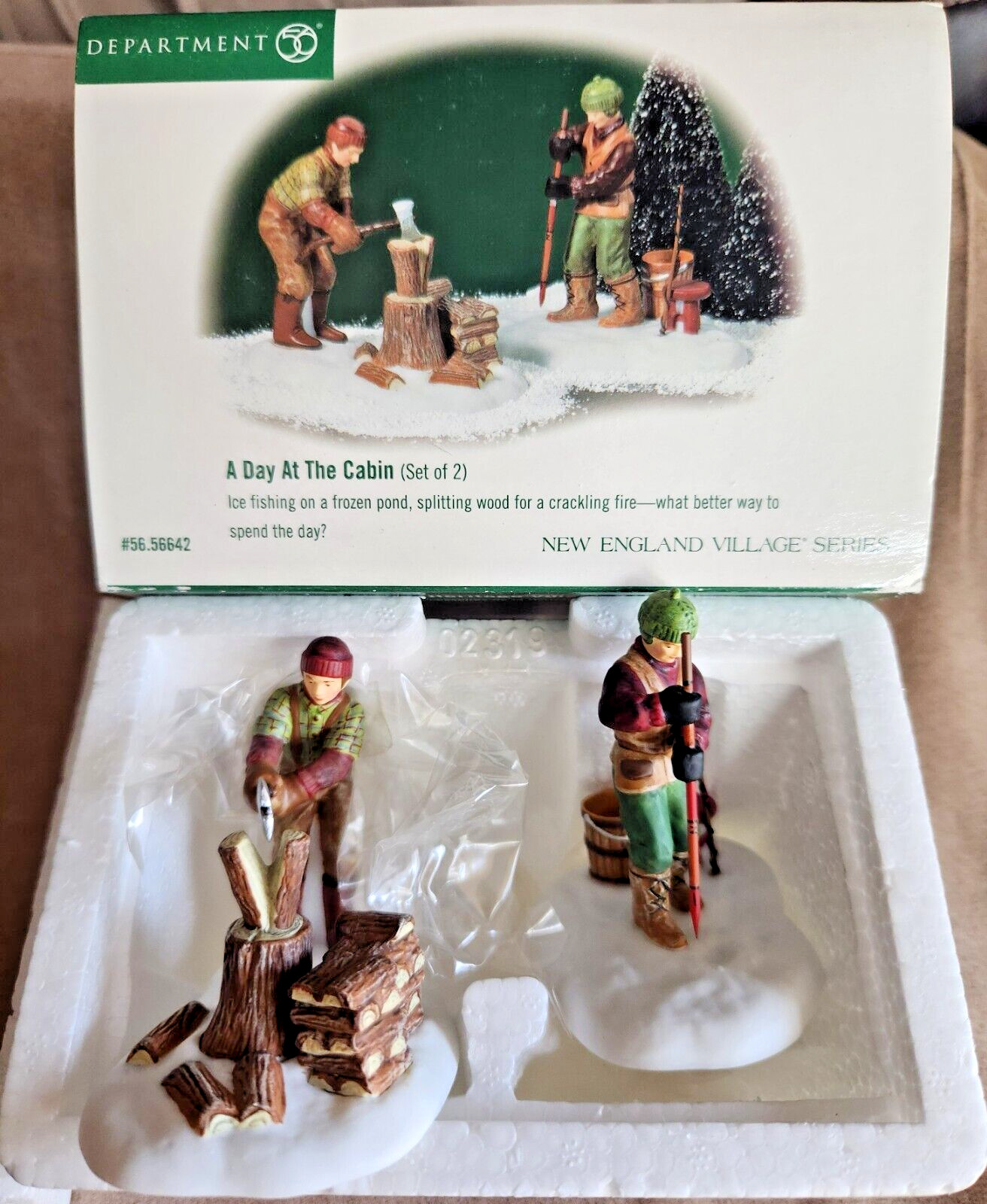 A Day At The Cabin #56642 New England Department 56 – BUYER GUARANTEE