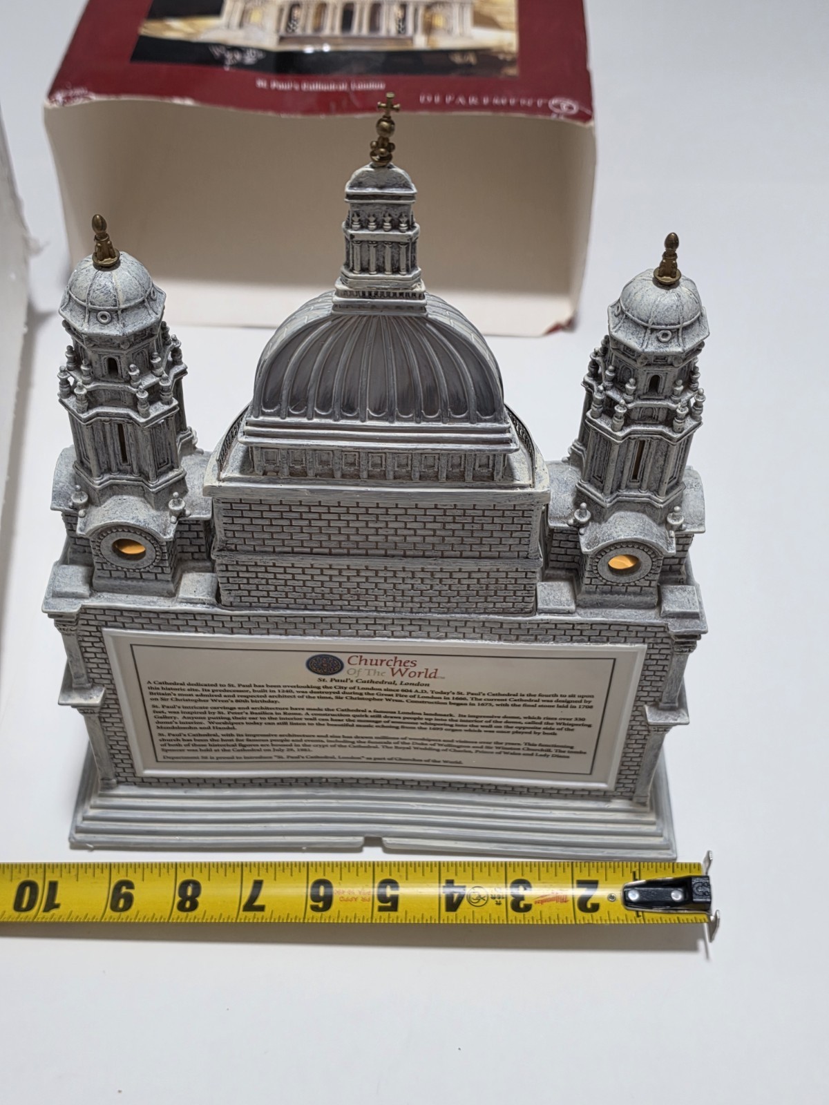 Dept 56 St. Paul’s Cathedral London Churches of The World Accents OOP RARE! READ