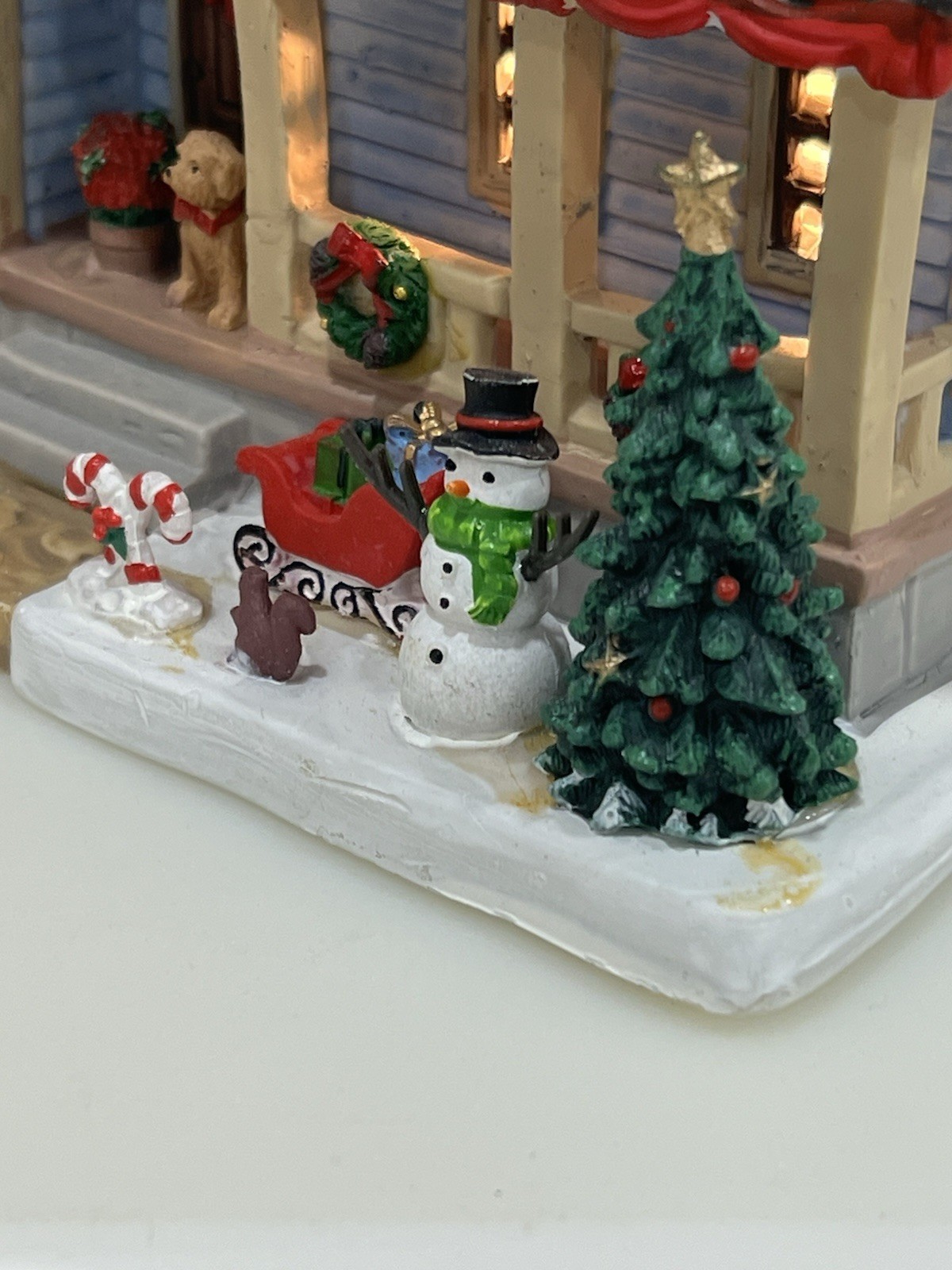 Lemax “Christmas Joy Residence” Porcelain Lighted Building 2023 Excellent & RARE