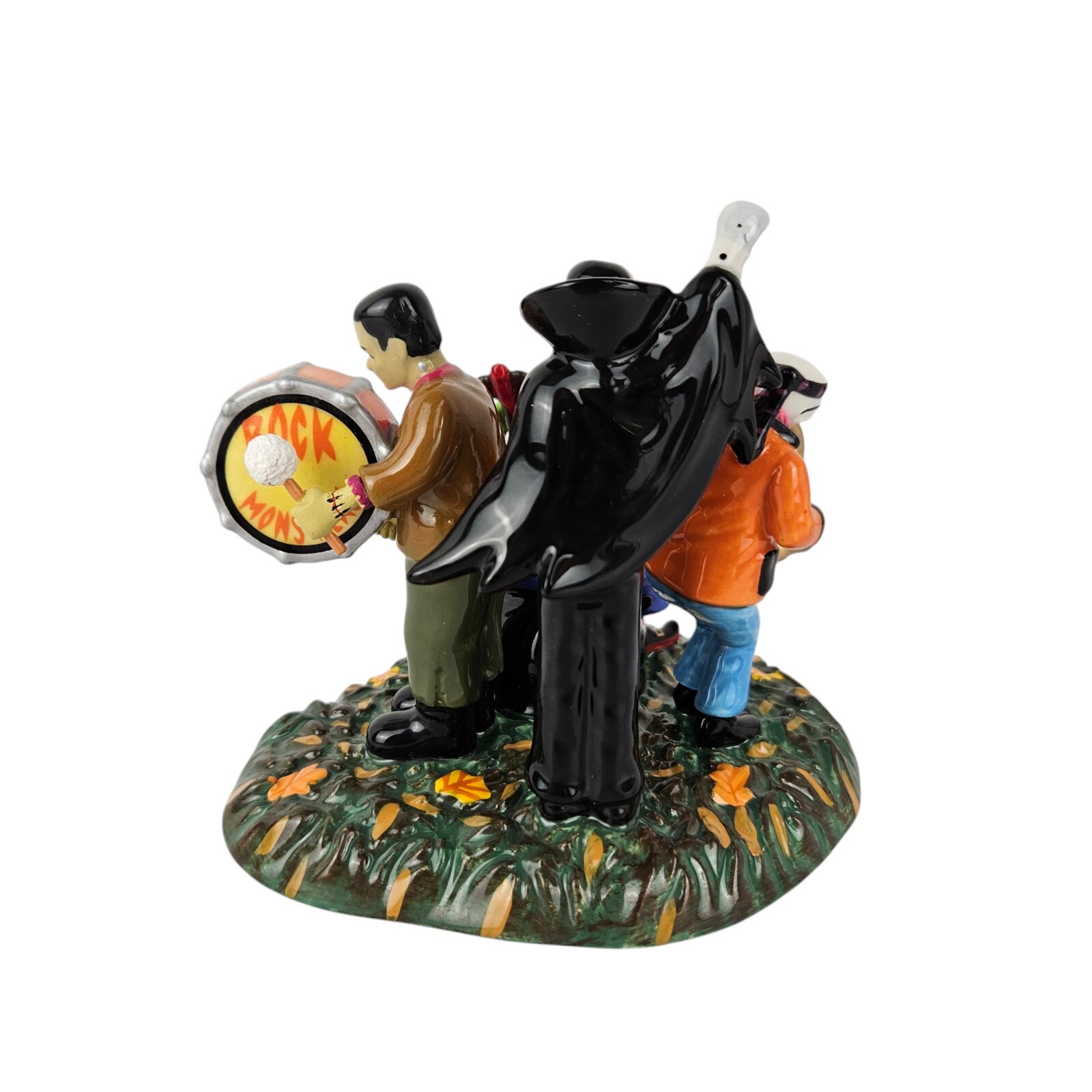 Dept 56 Halloween Monsters Rock Band 53245 Vampire Zombie Frankenstein Witch