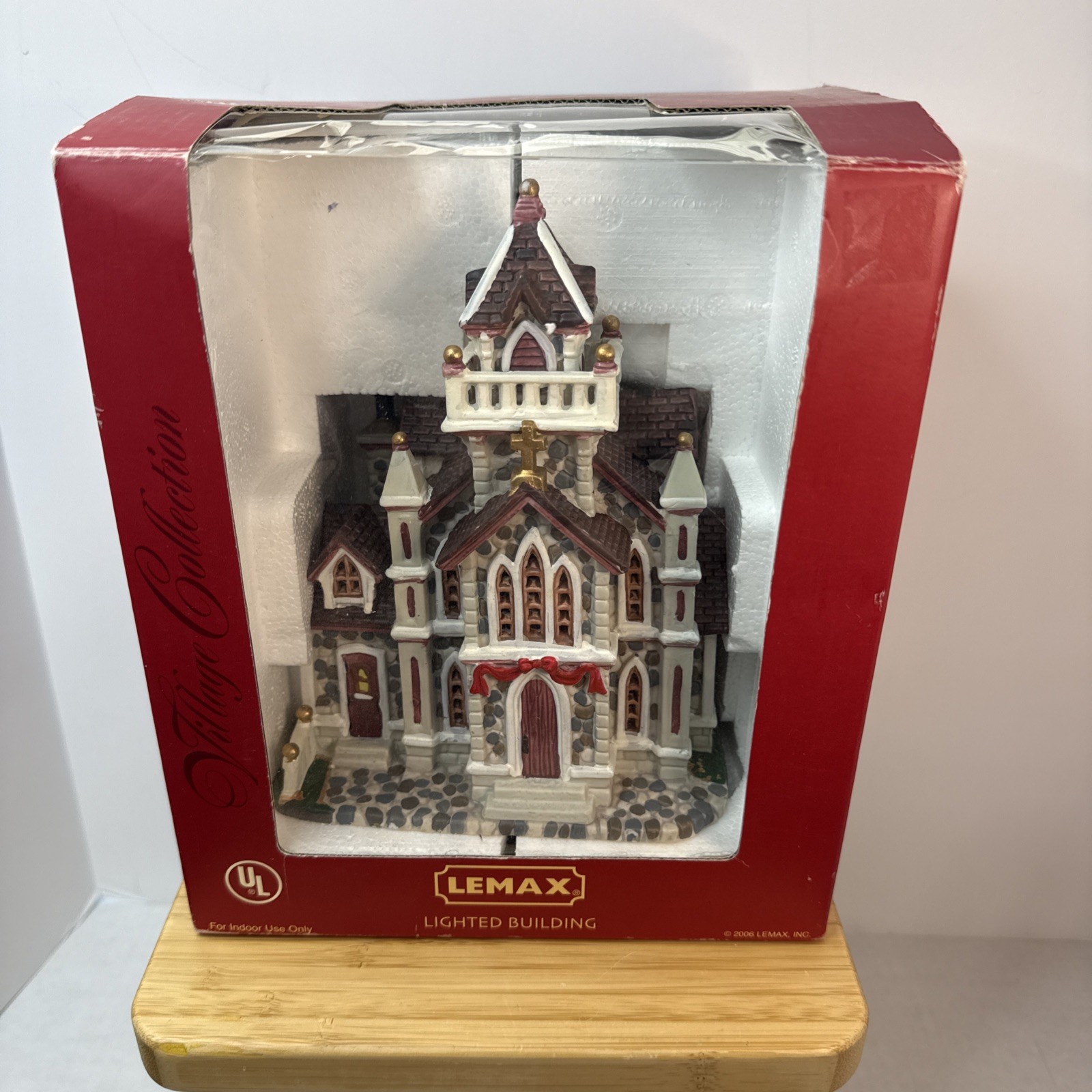 Lemax St. Stephen’s Church Village Collection 2006 Item 65452CV #12874 In Box