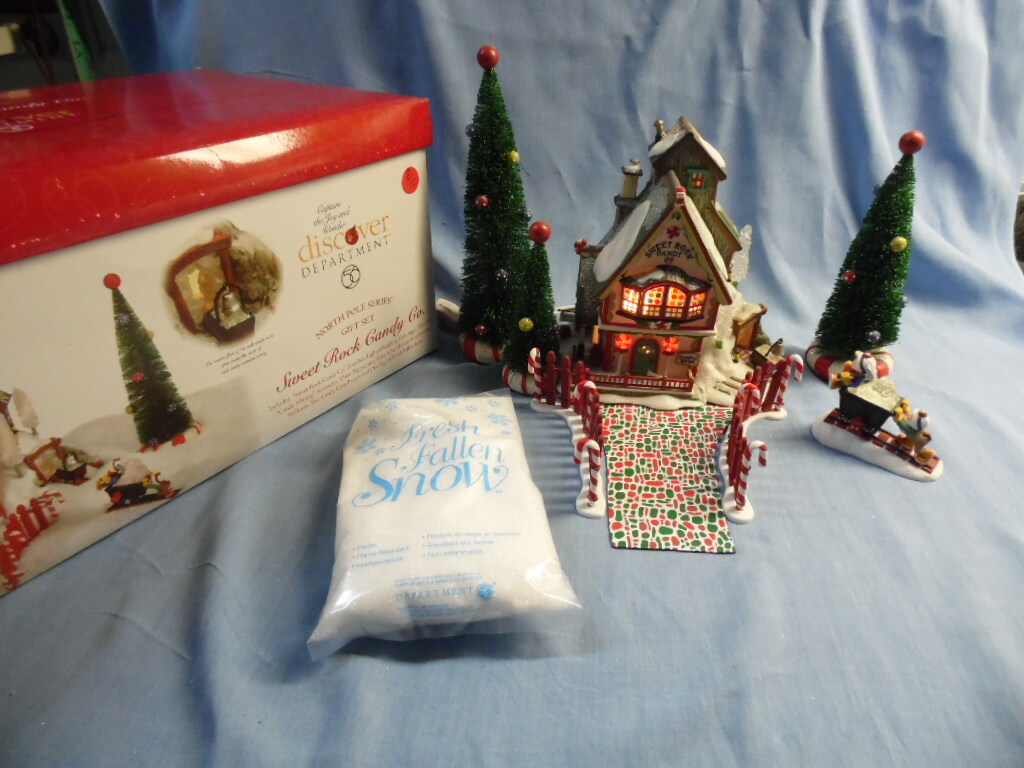 DEPT 56 NORTH POLE SWEET ROCK CANDY CO. GIFT SET I.O.B. #56.56725 ~ COMPLETE!